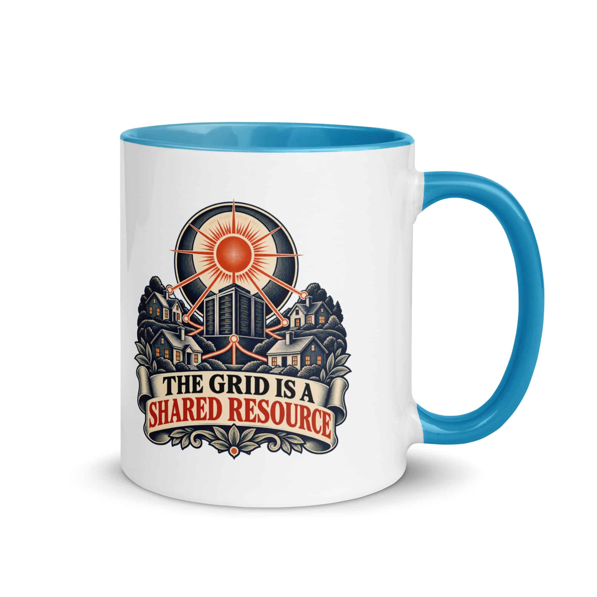 Color Inside Coffee Mug: The grid is a shared resource