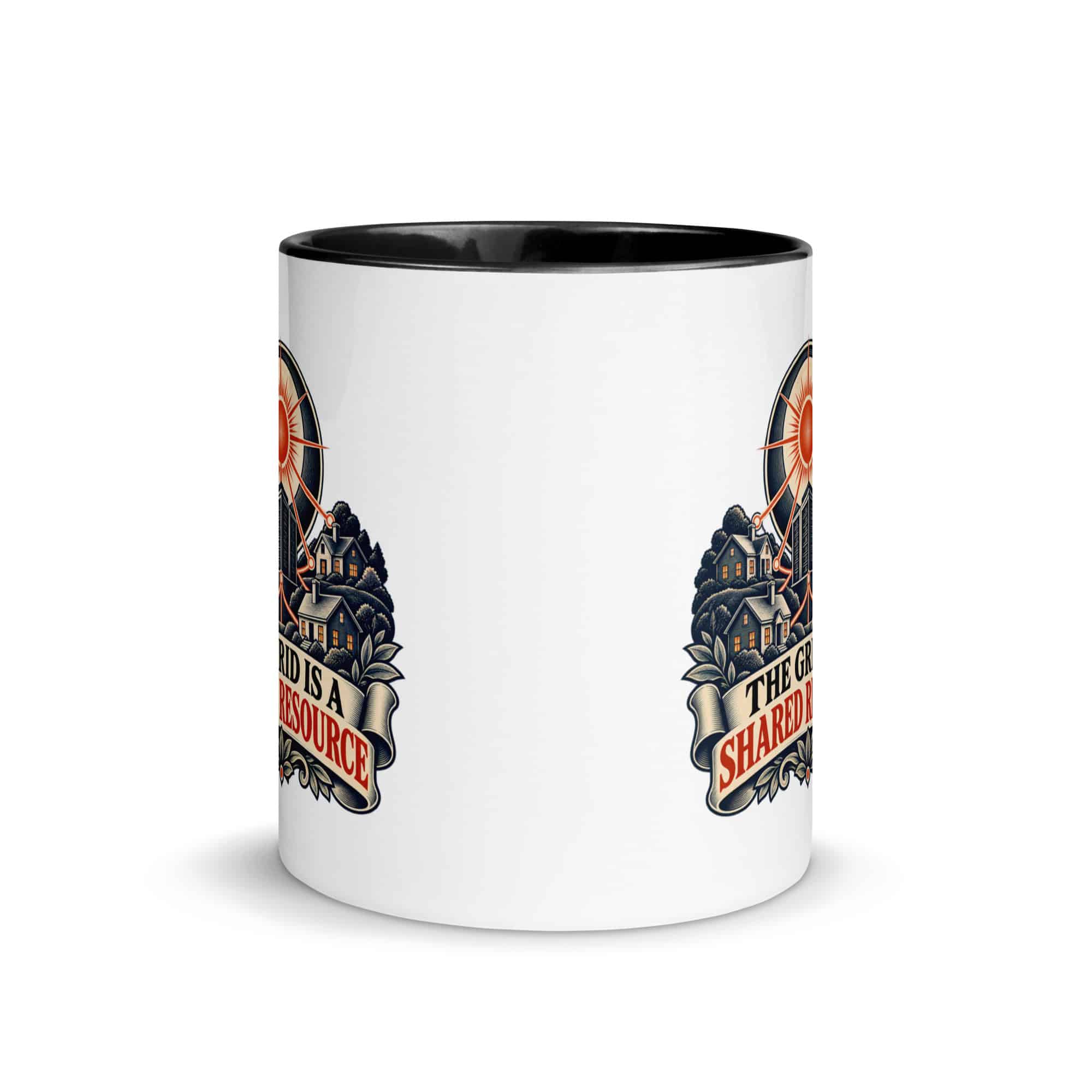 Color Inside Coffee Mug: The grid is a shared resource