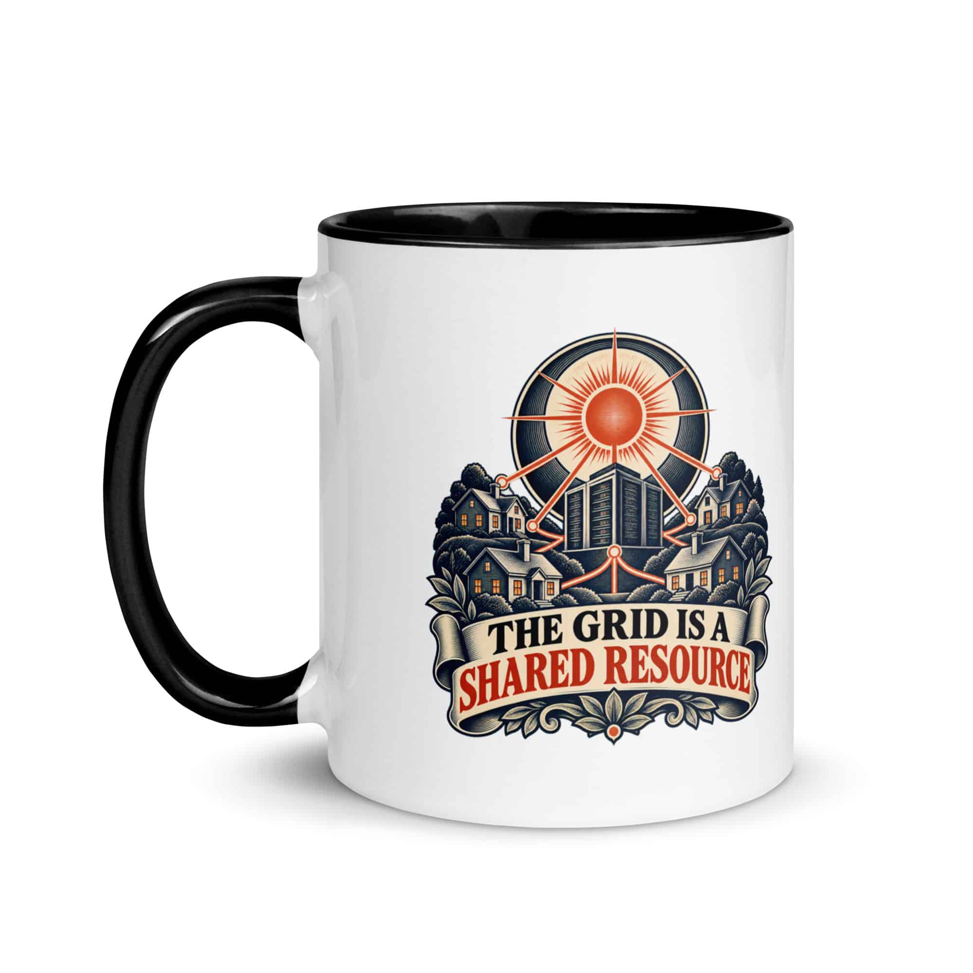 Color Inside Coffee Mug: The grid is a shared resource