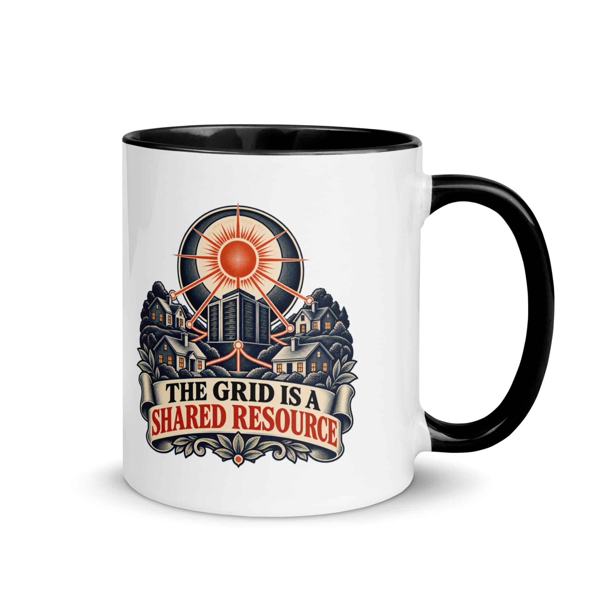 Color Inside Coffee Mug: The grid is a shared resource