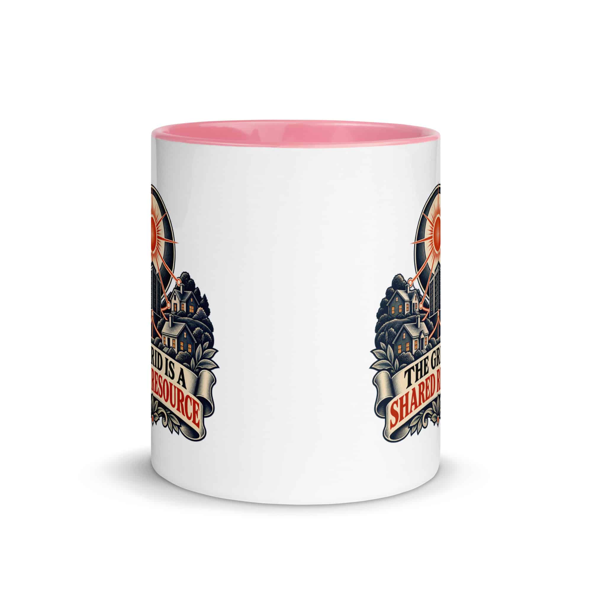 Color Inside Coffee Mug: The grid is a shared resource
