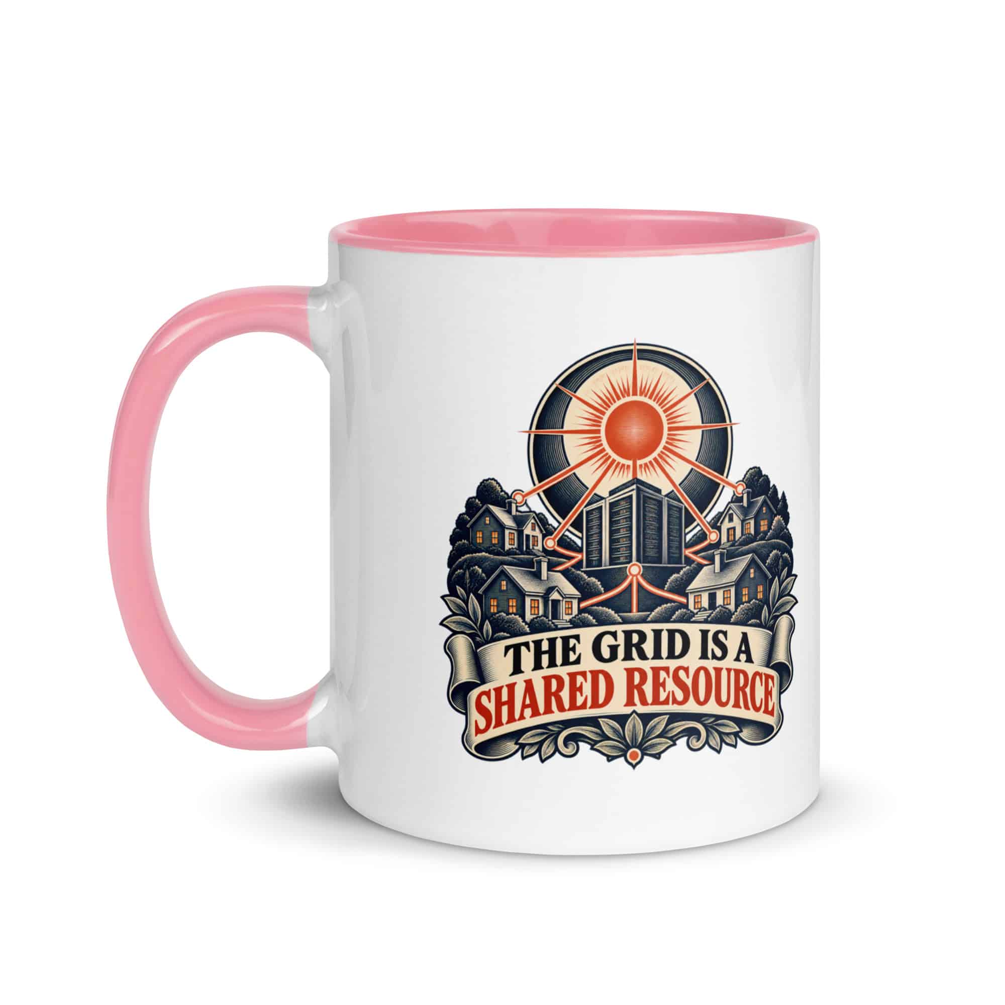Color Inside Coffee Mug: The grid is a shared resource