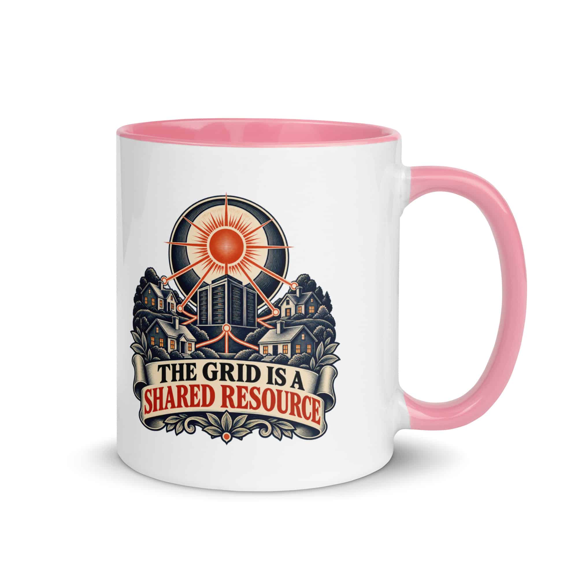 Color Inside Coffee Mug: The grid is a shared resource