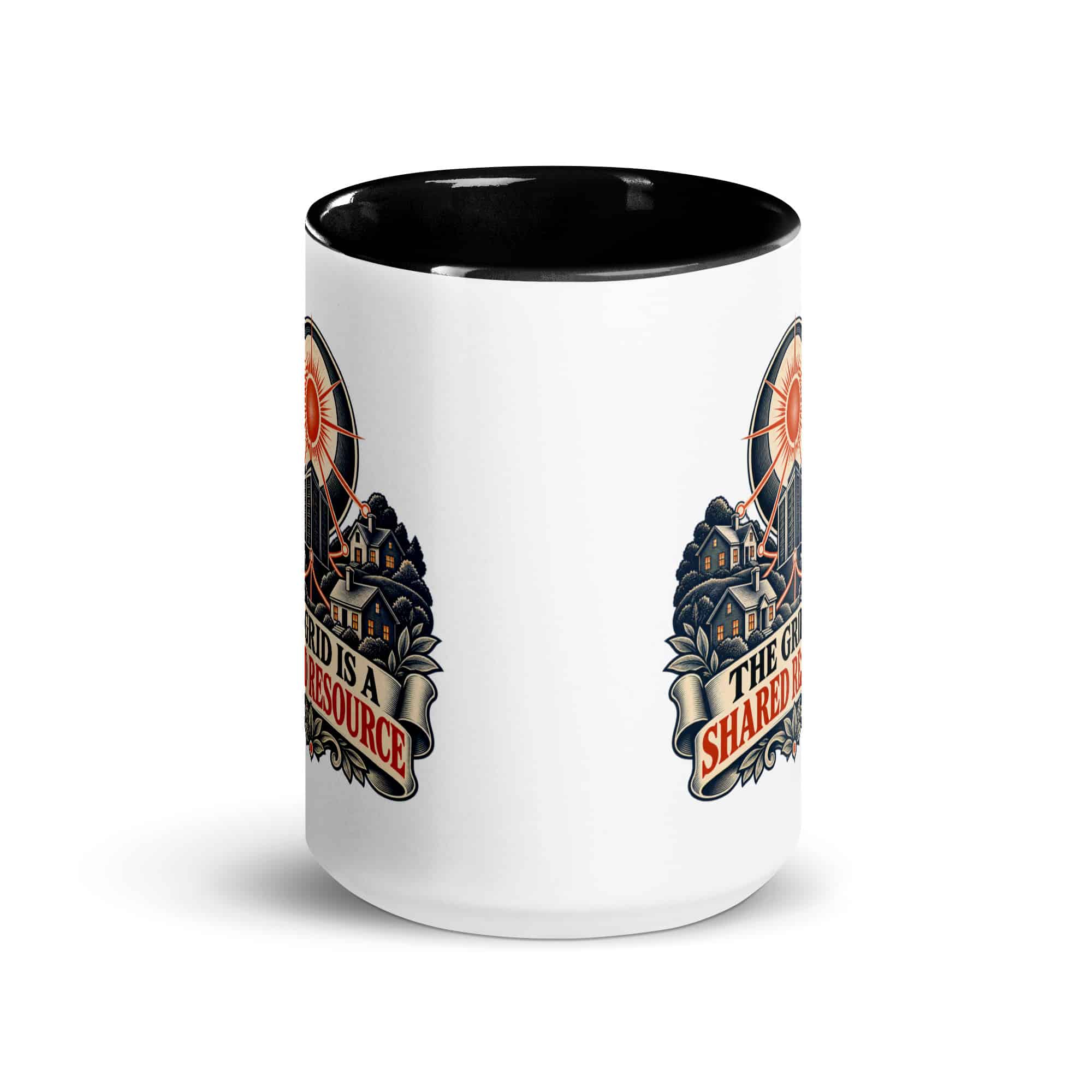Color Inside Coffee Mug: The grid is a shared resource