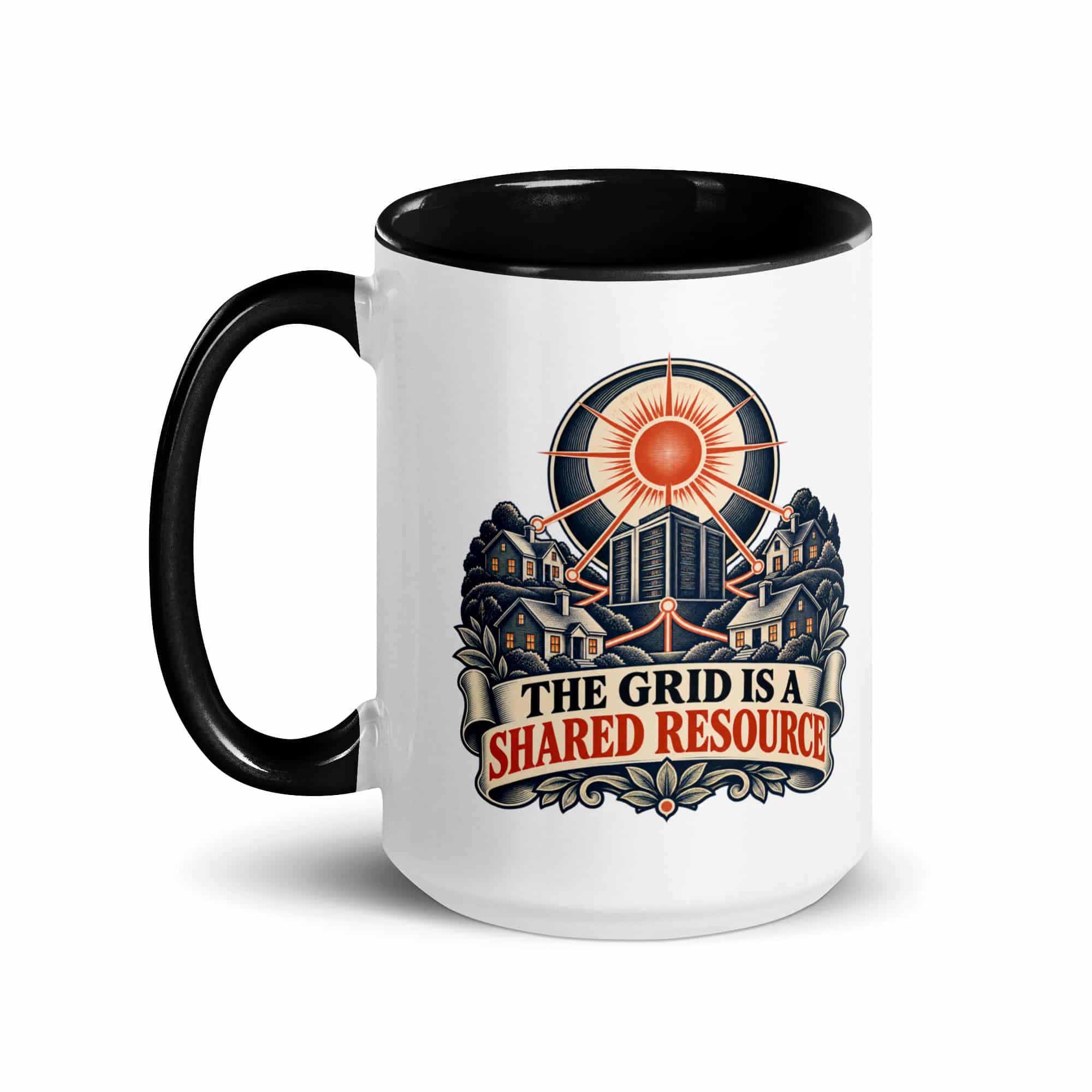 Color Inside Coffee Mug: The grid is a shared resource