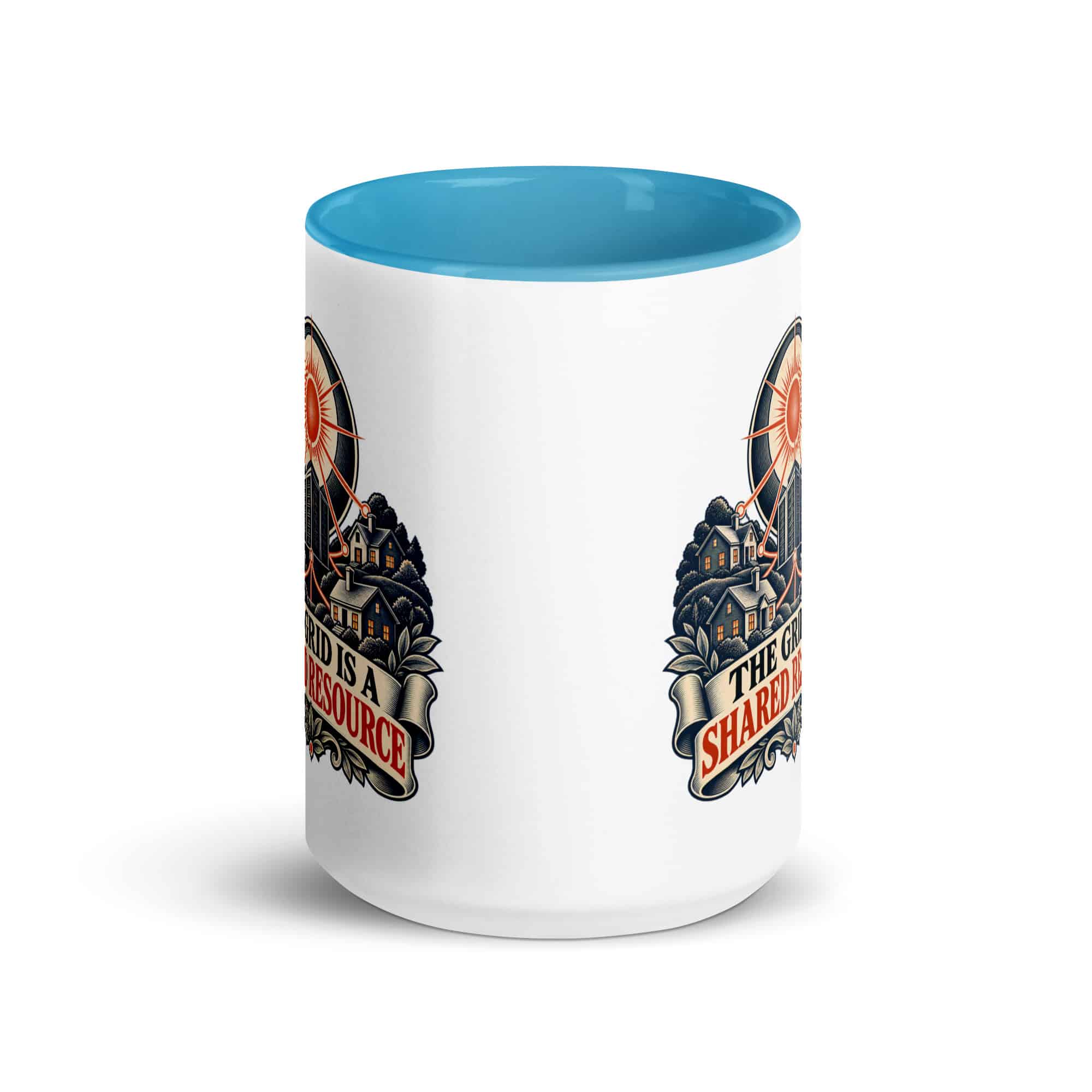 Color Inside Coffee Mug: The grid is a shared resource