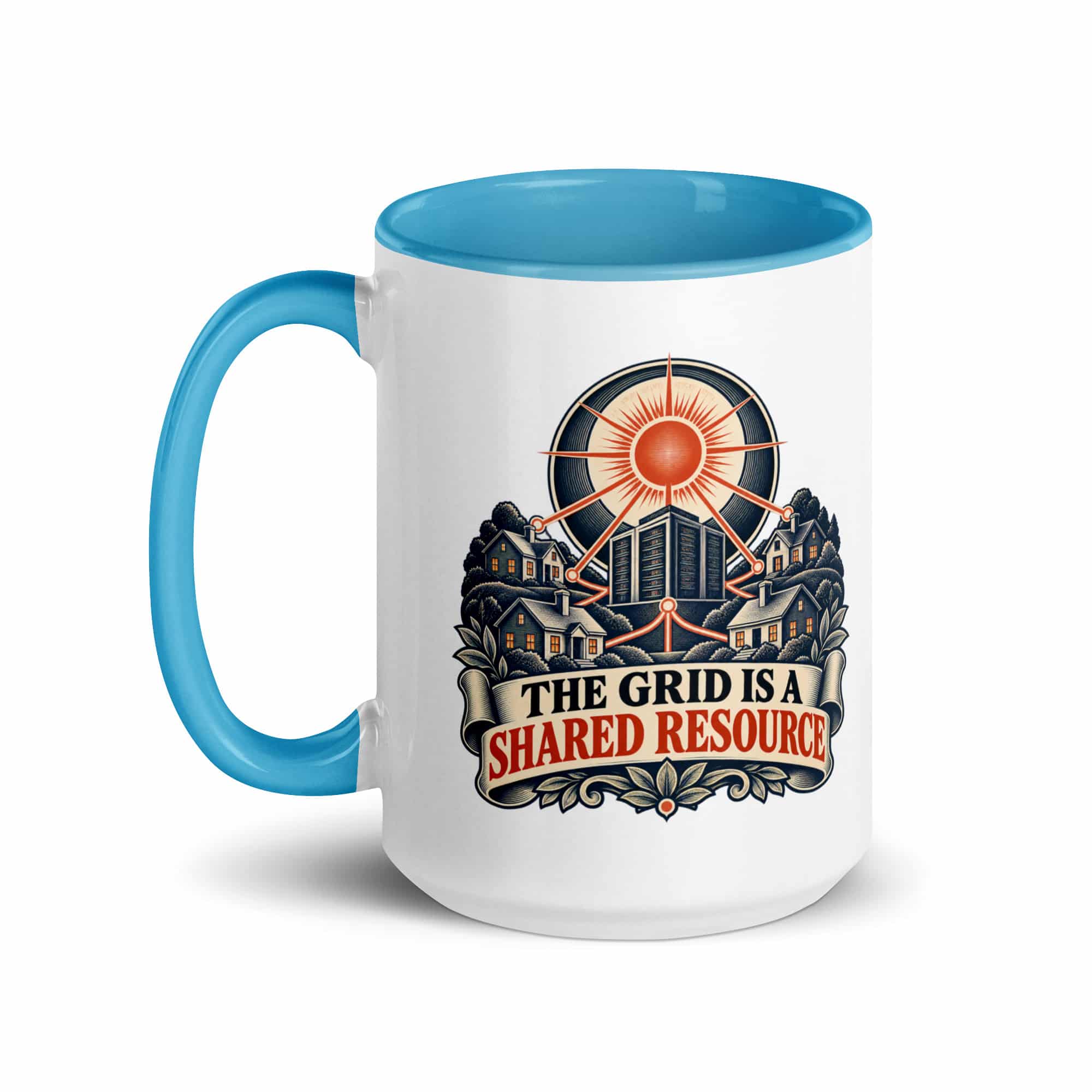 Color Inside Coffee Mug: The grid is a shared resource