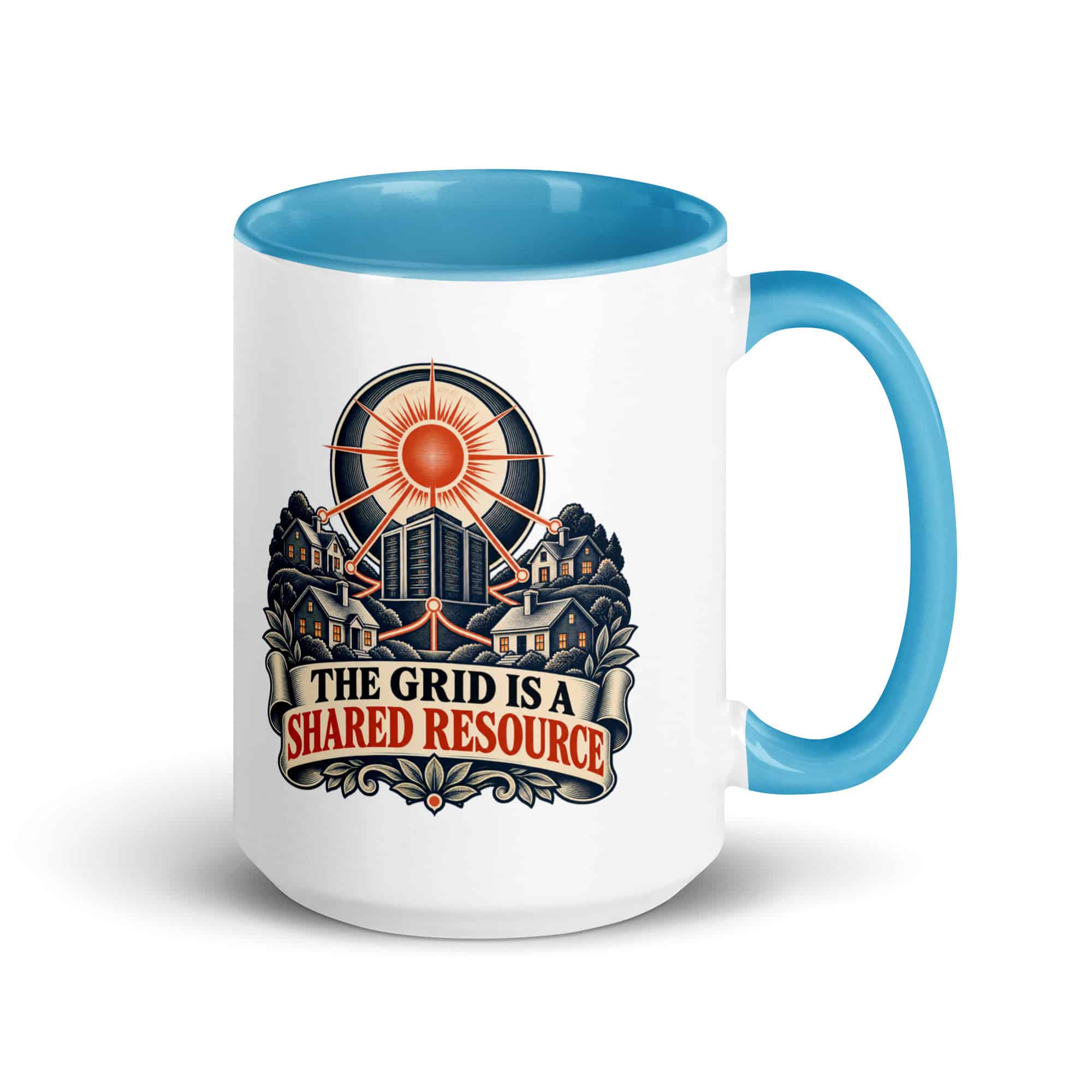 Color Inside Coffee Mug: The grid is a shared resource