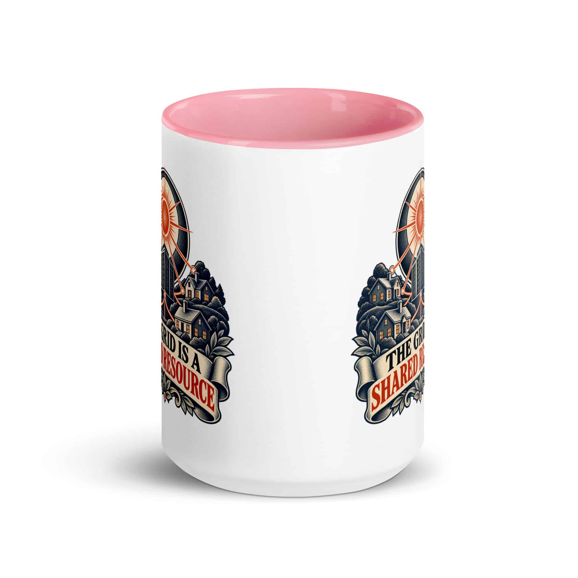 Color Inside Coffee Mug: The grid is a shared resource