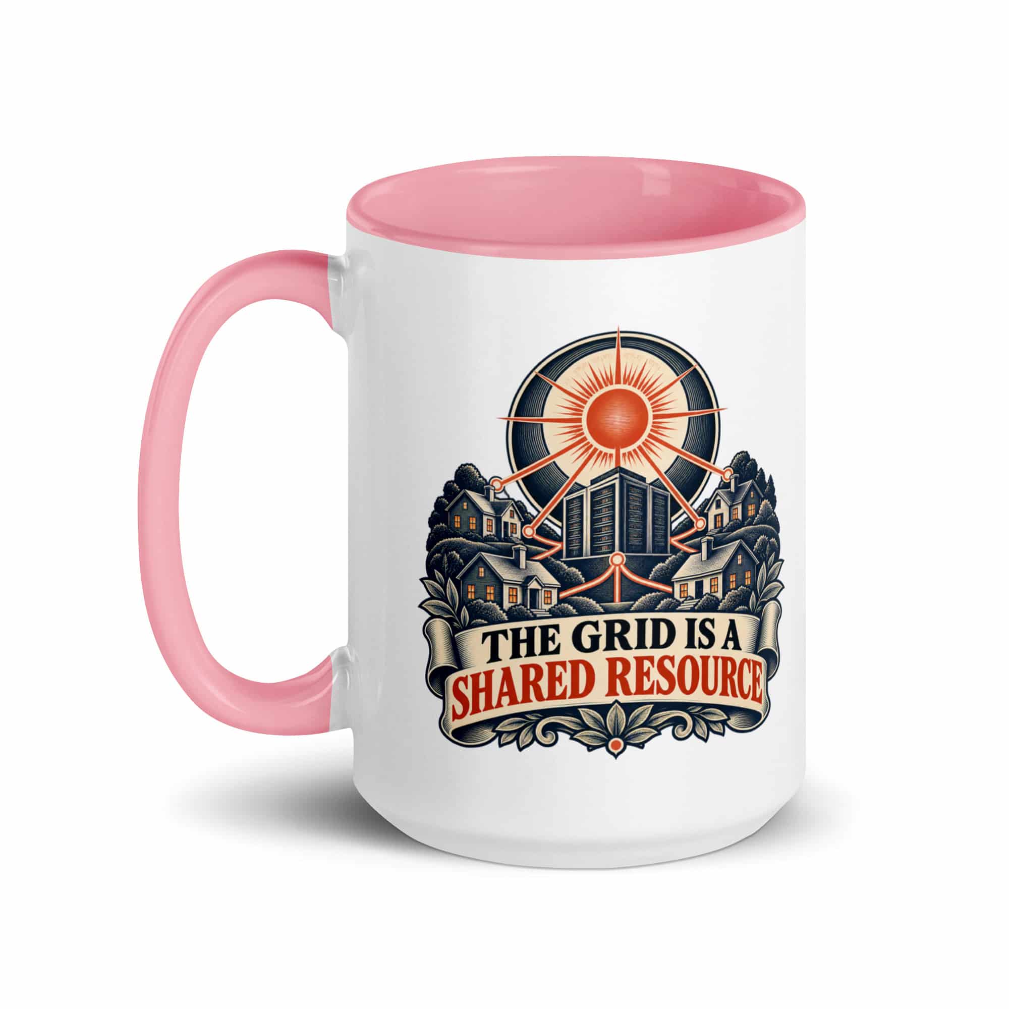 Color Inside Coffee Mug: The grid is a shared resource