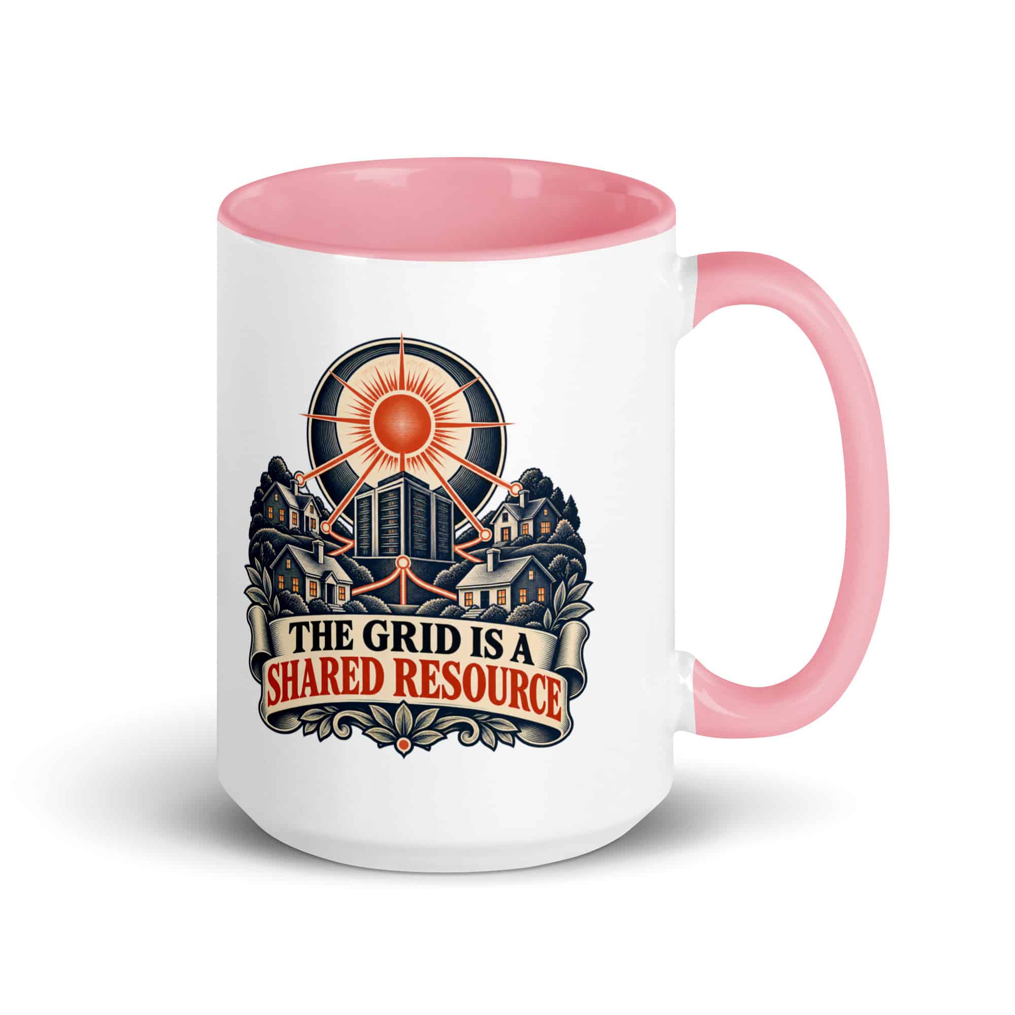 Color Inside Coffee Mug: The grid is a shared resource