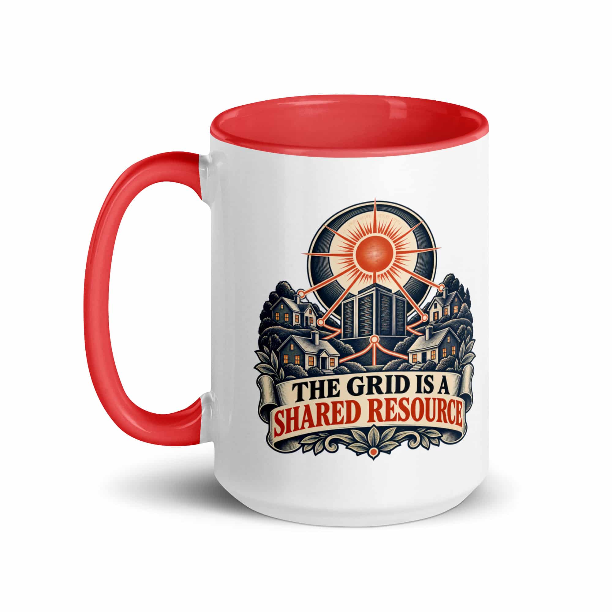 Color Inside Coffee Mug: The grid is a shared resource