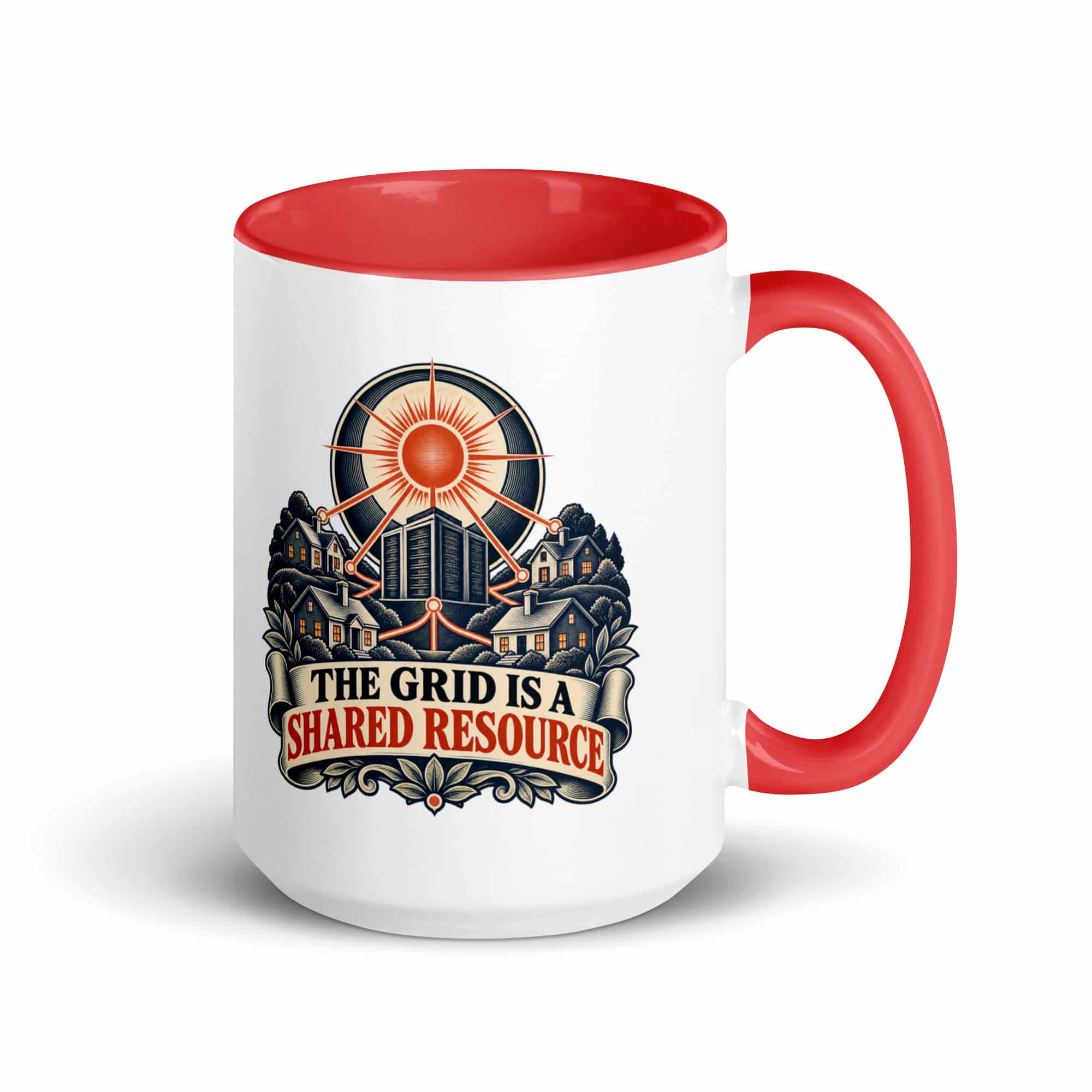 Color Inside Coffee Mug: The grid is a shared resource