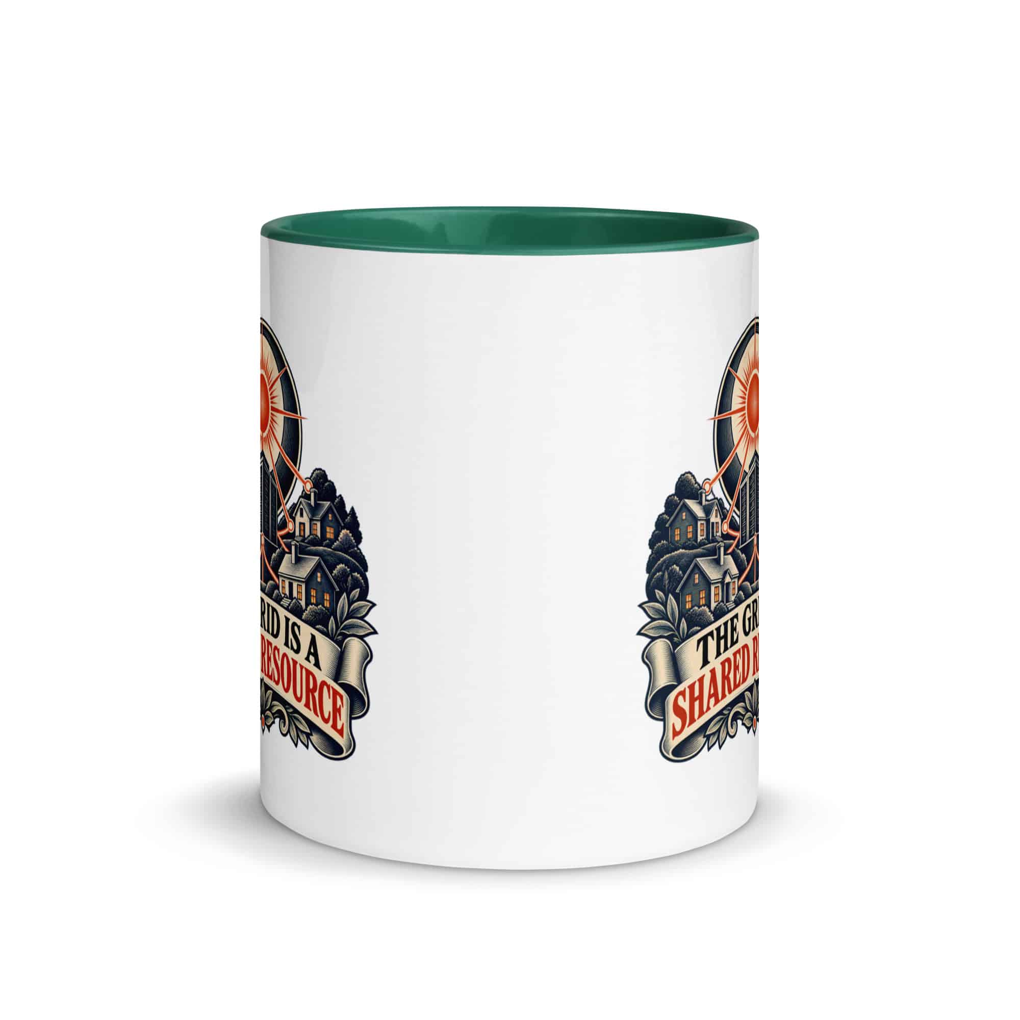 Color Inside Coffee Mug: The grid is a shared resource