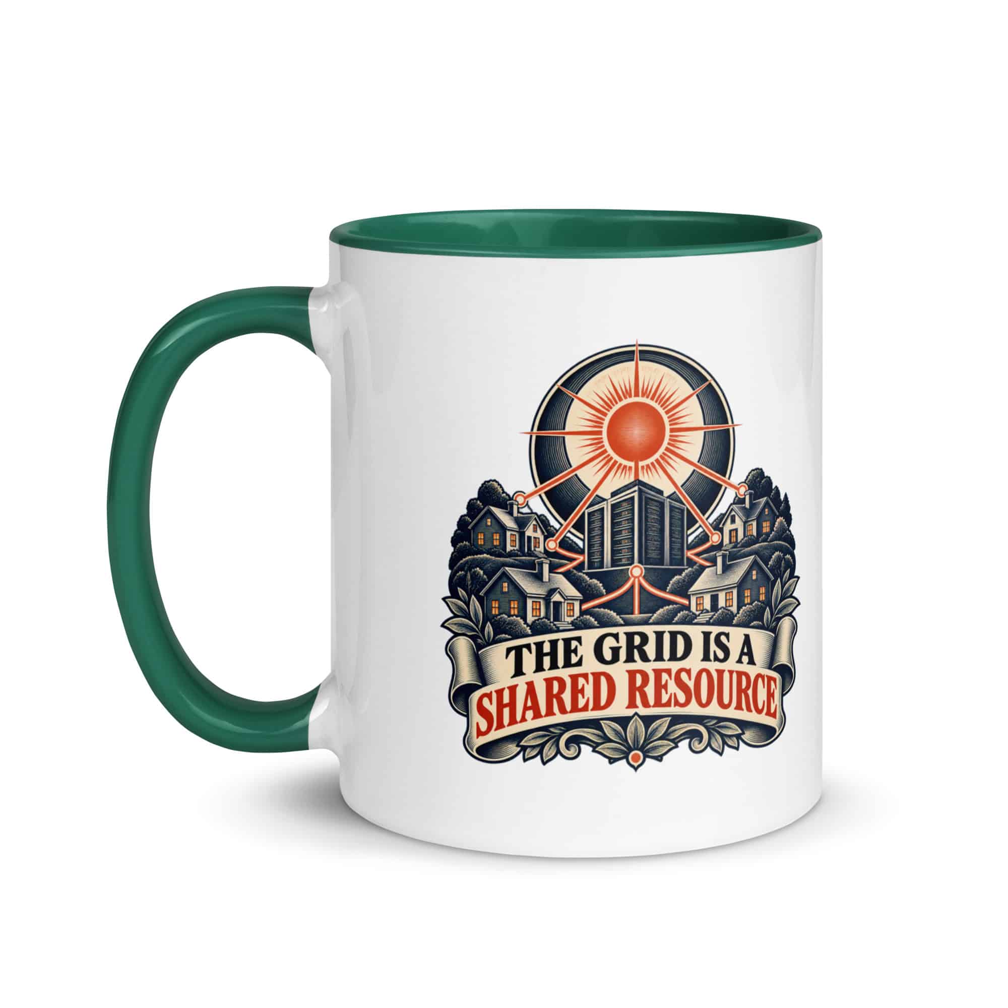 Color Inside Coffee Mug: The grid is a shared resource