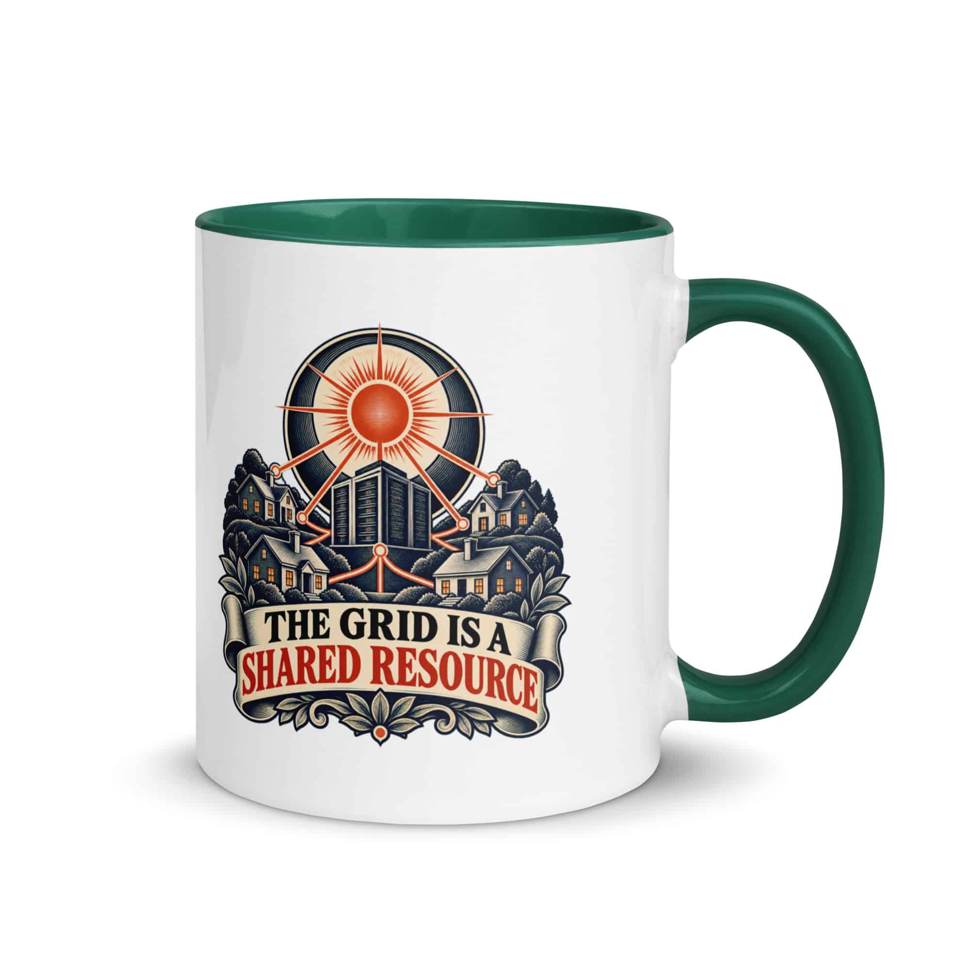 Color Inside Coffee Mug: The grid is a shared resource