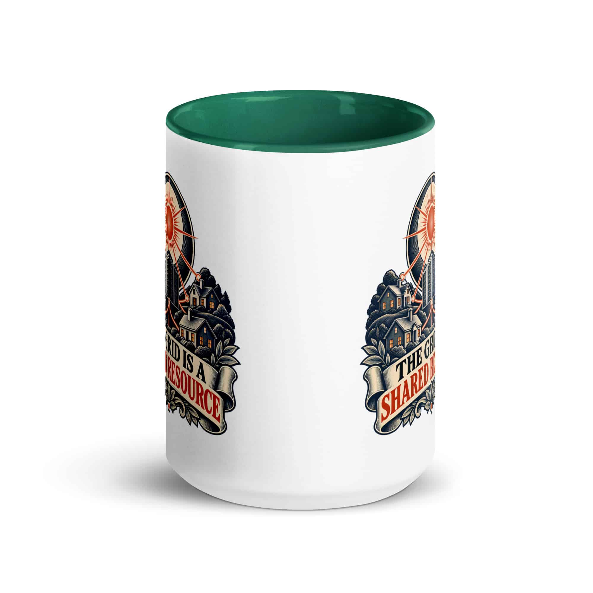 Color Inside Coffee Mug: The grid is a shared resource