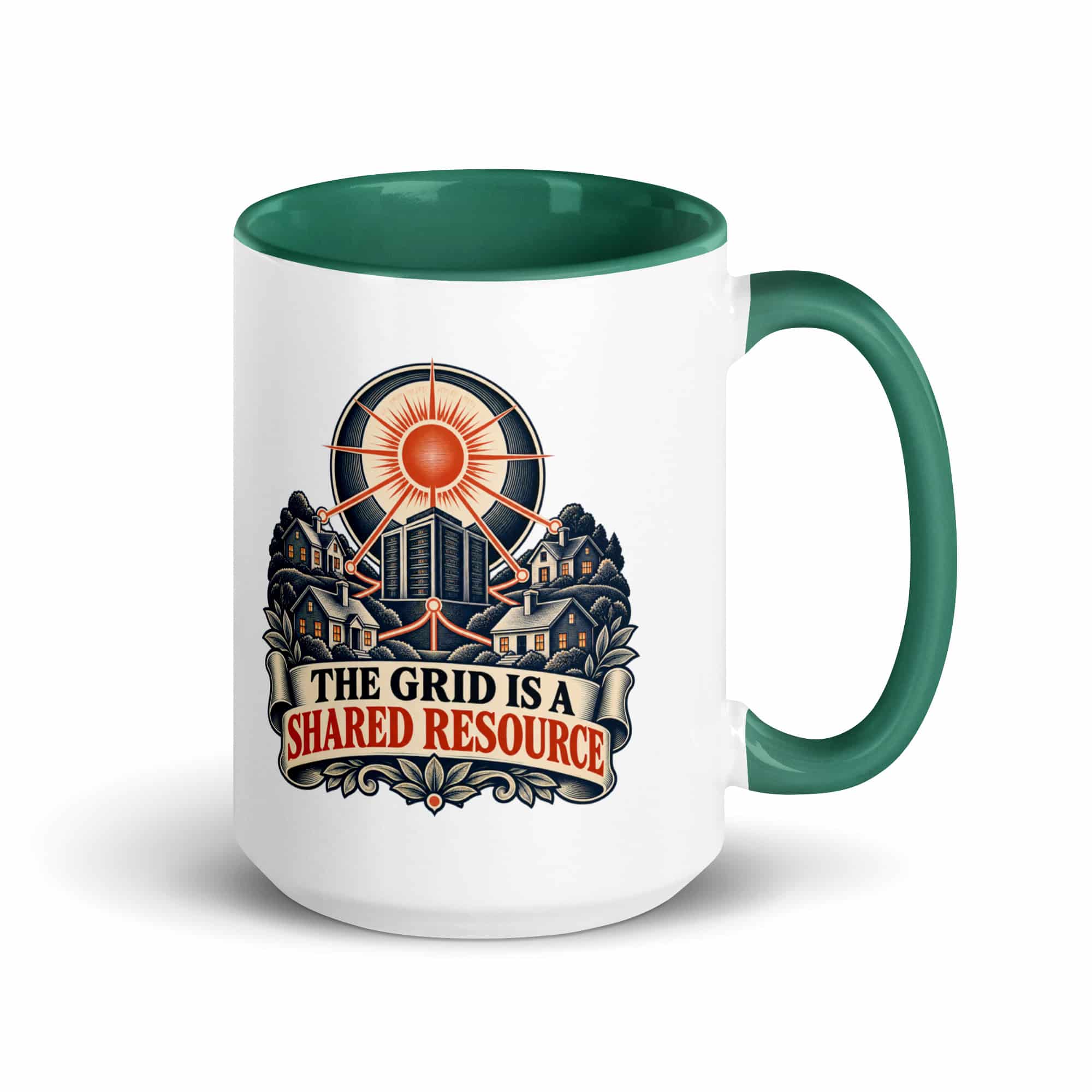 Color Inside Coffee Mug: The grid is a shared resource