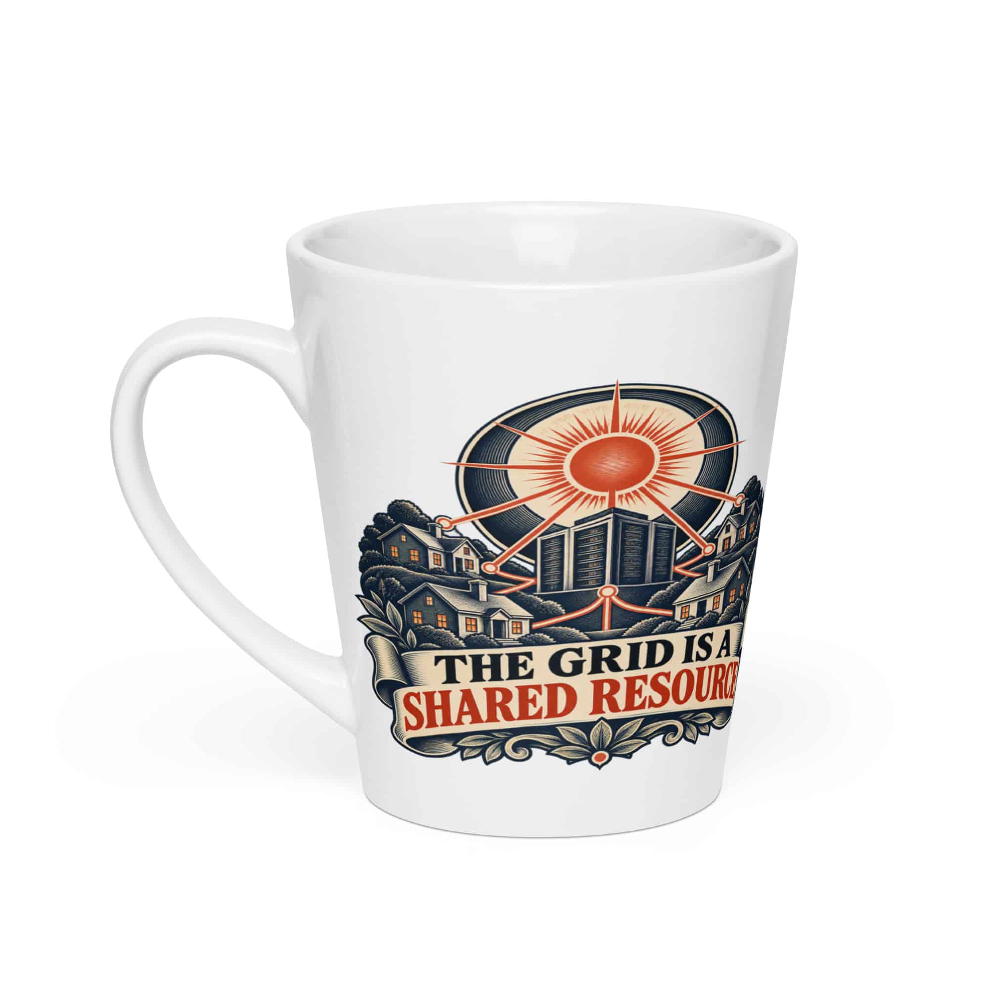 Latte Mug: The grid is a shared resource