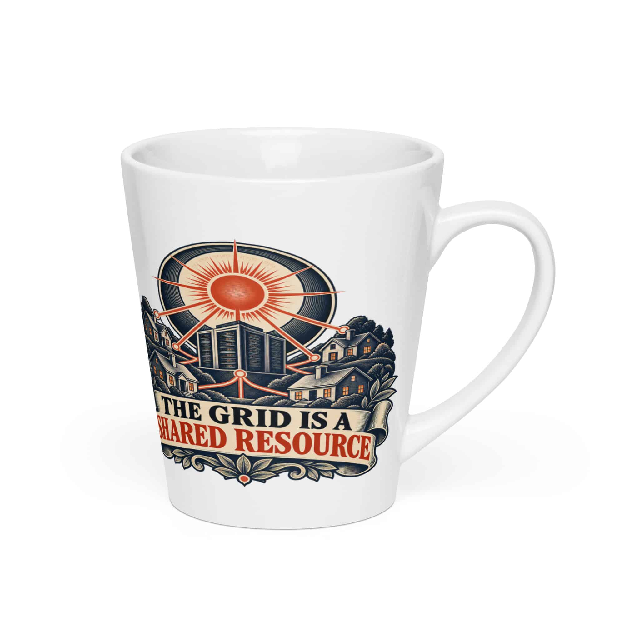 Latte Mug: The grid is a shared resource
