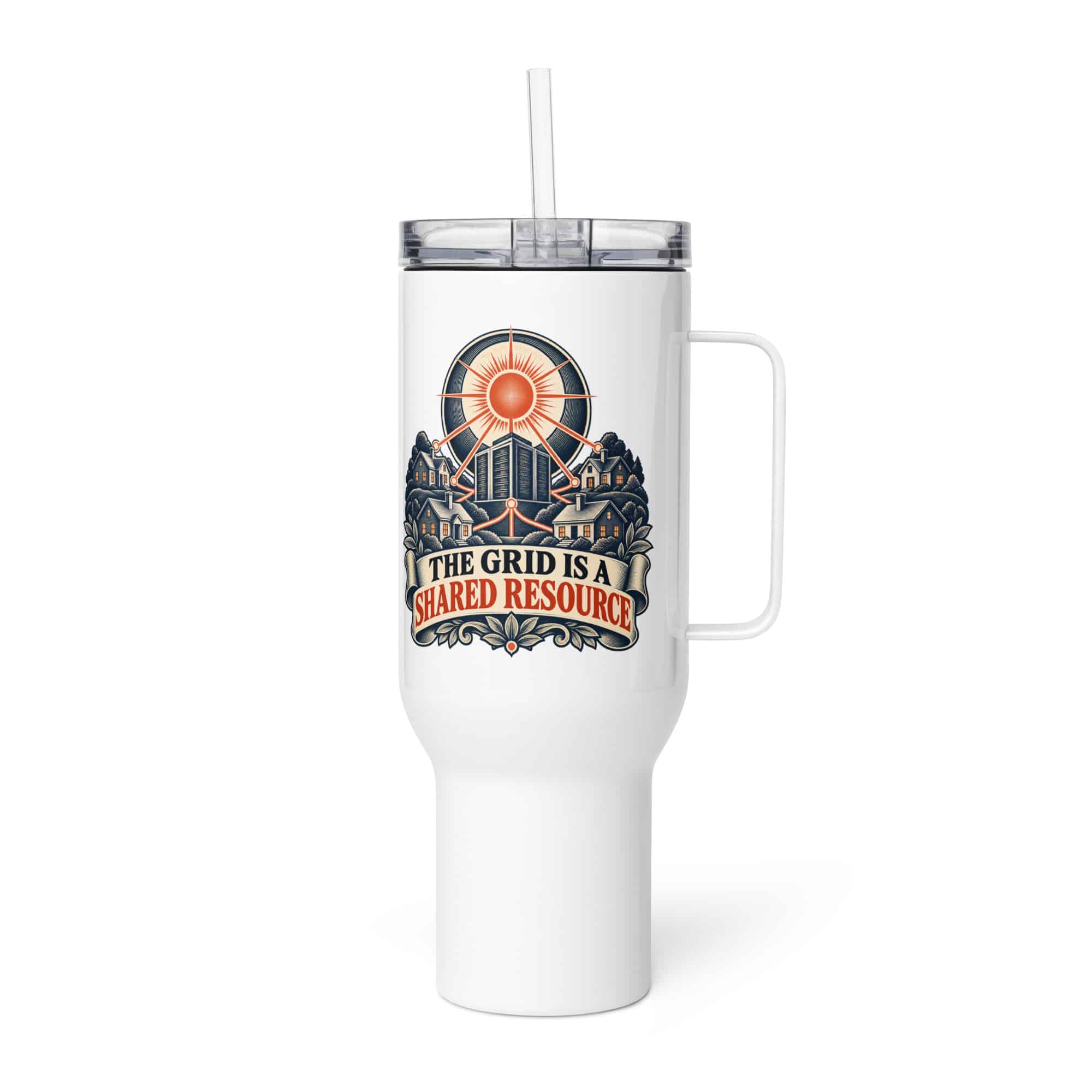 Travel Mug: The grid is a shared resource
