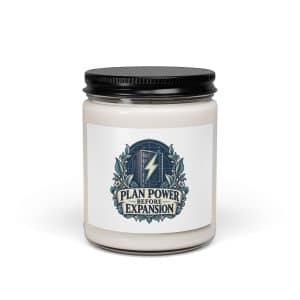 Soy Wax Candle: Plan power before expansion - 9oz - Main