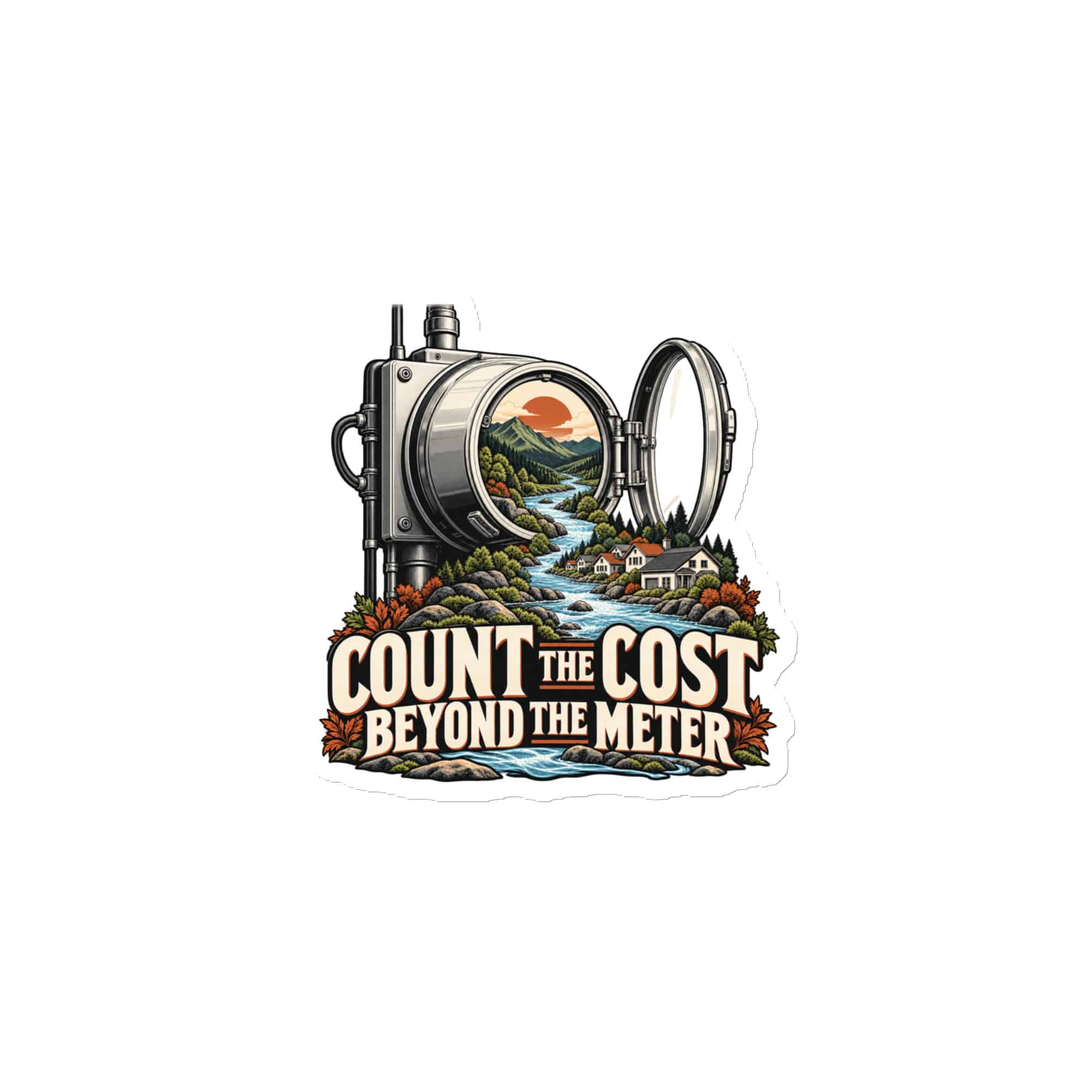 Die-Cut Magnet: Count the cost beyond the meter