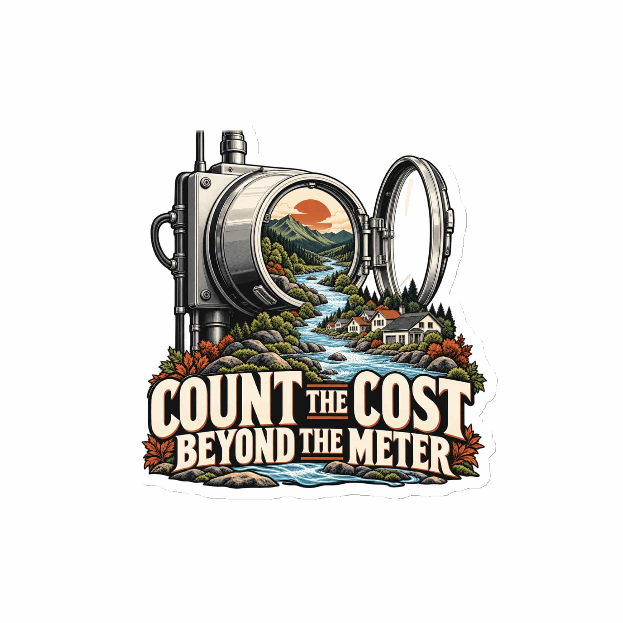 Die-Cut Magnet: Count the cost beyond the meter