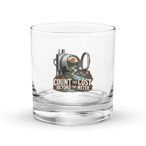 Rocks Glass: Count the cost beyond the meter - 10.5 oz - Main