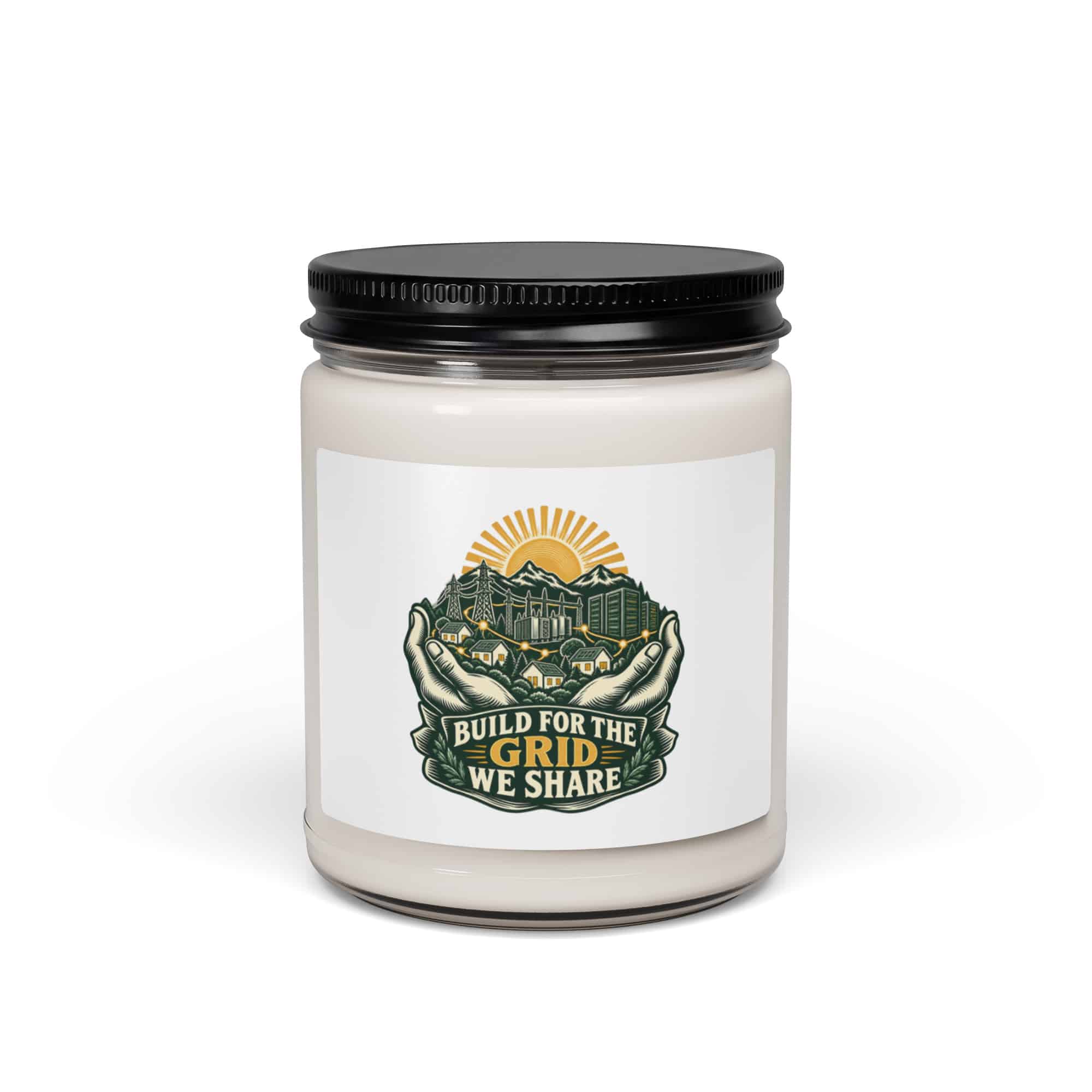 Soy Wax Candle: Build for the grid we share