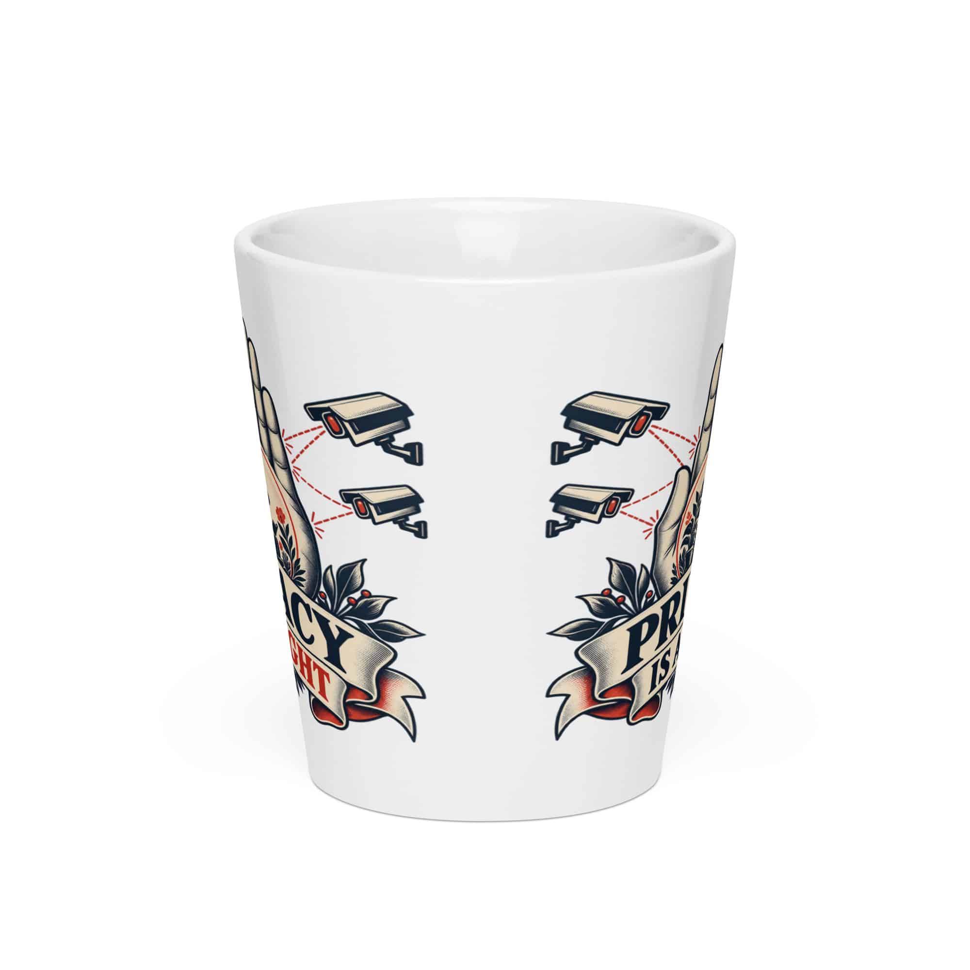 Latte Mug: Privacy is a right