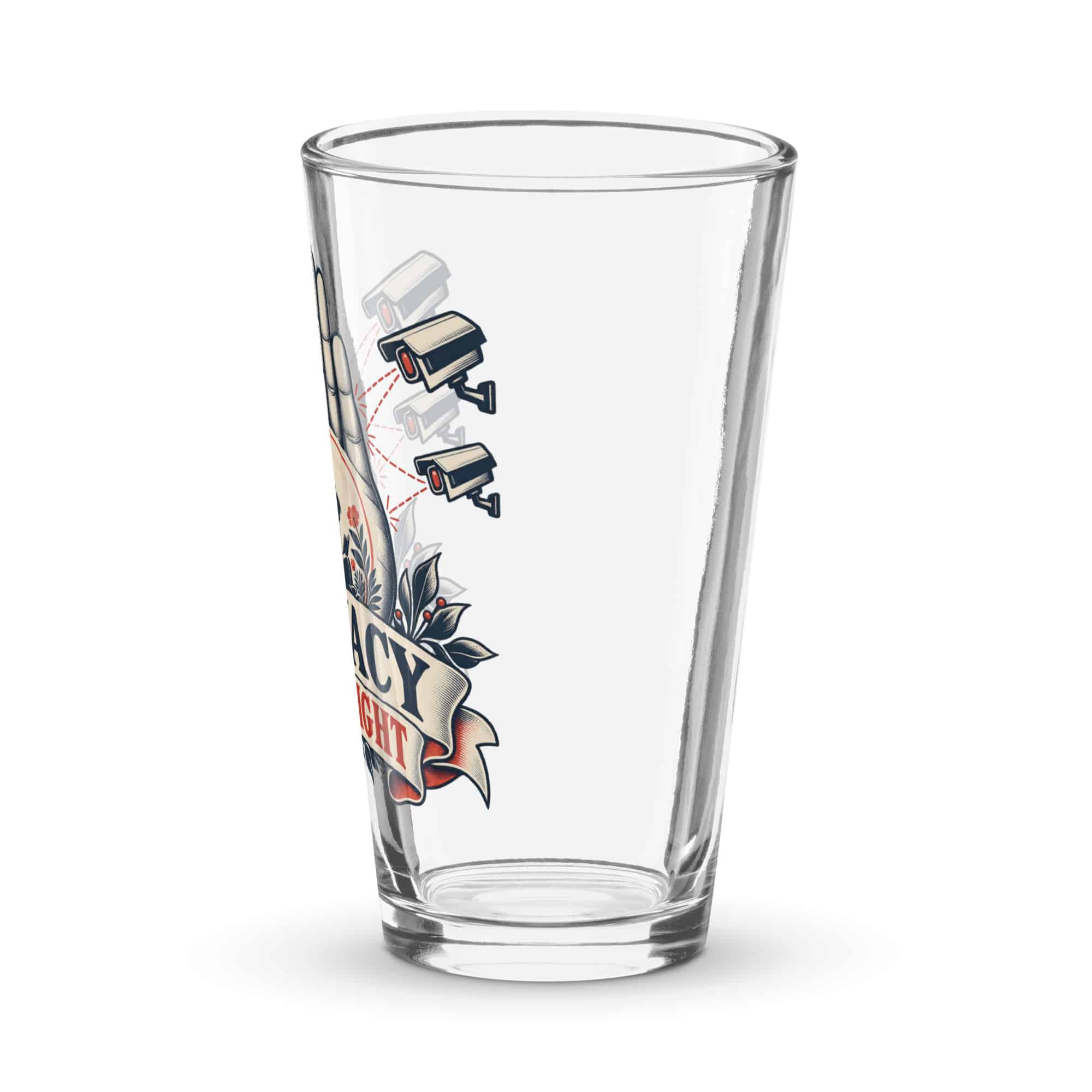Pint Glass: Privacy is a right