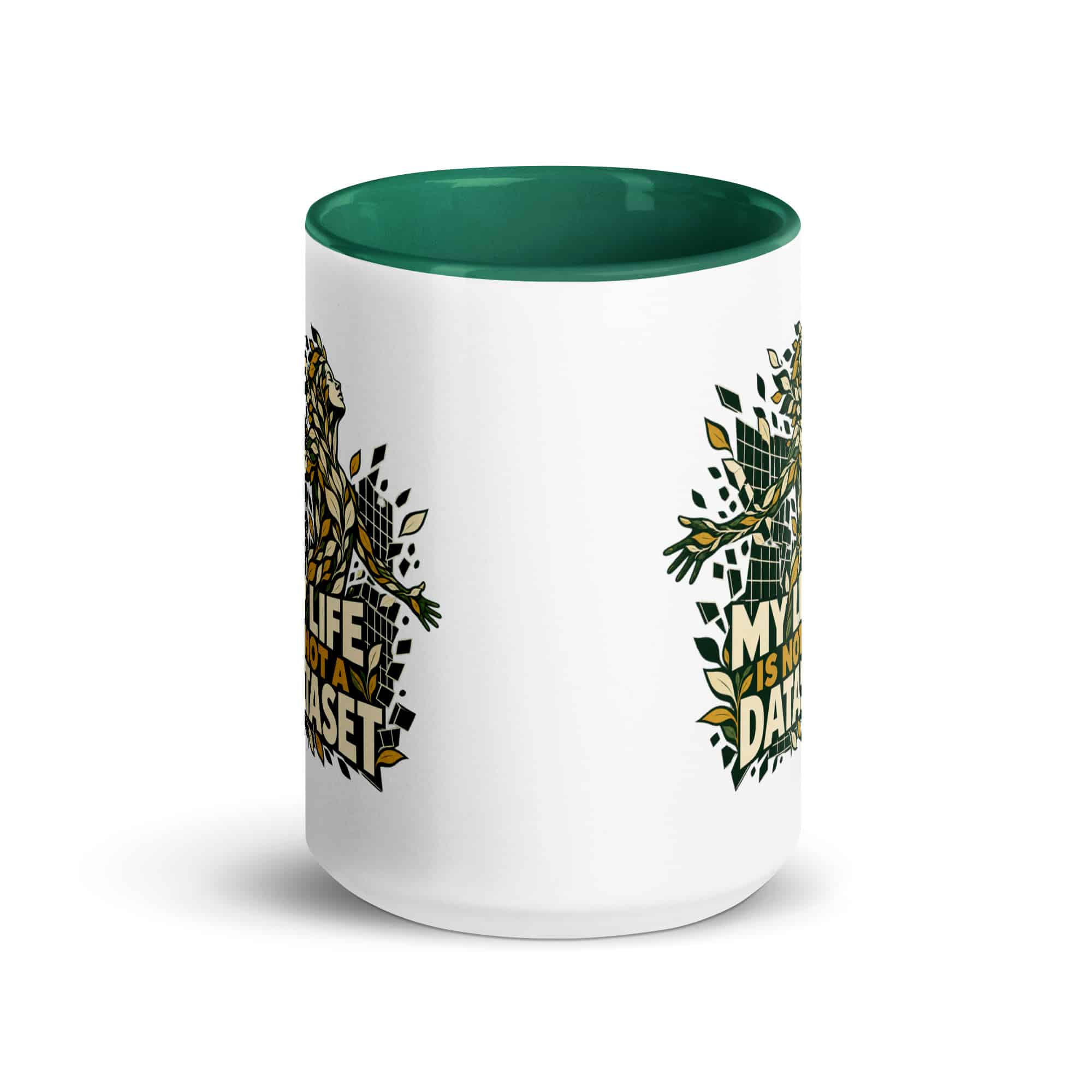 Color Inside Coffee Mug: My life is not a dataset