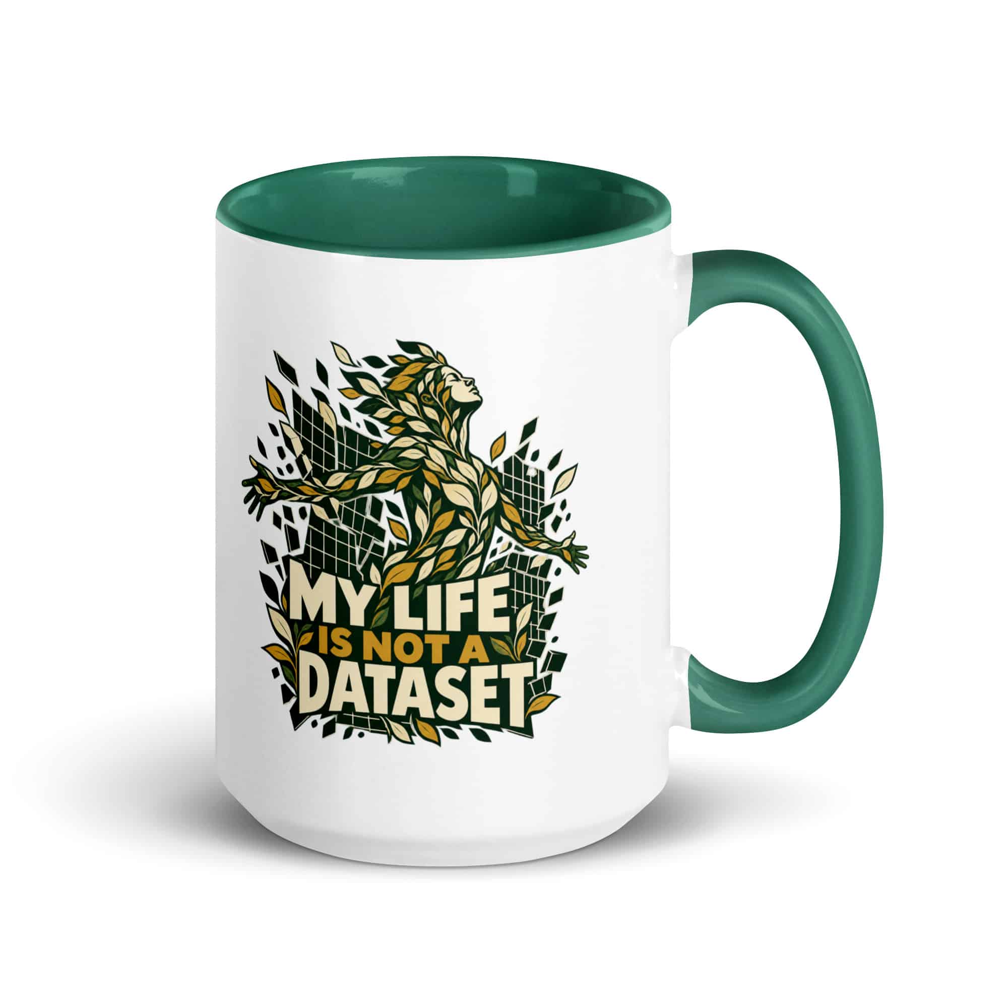 Color Inside Coffee Mug: My life is not a dataset
