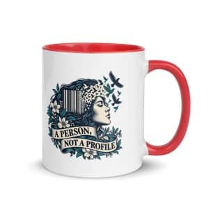 Color Inside Coffee Mug: A person, not a profile - 11 oz - Main