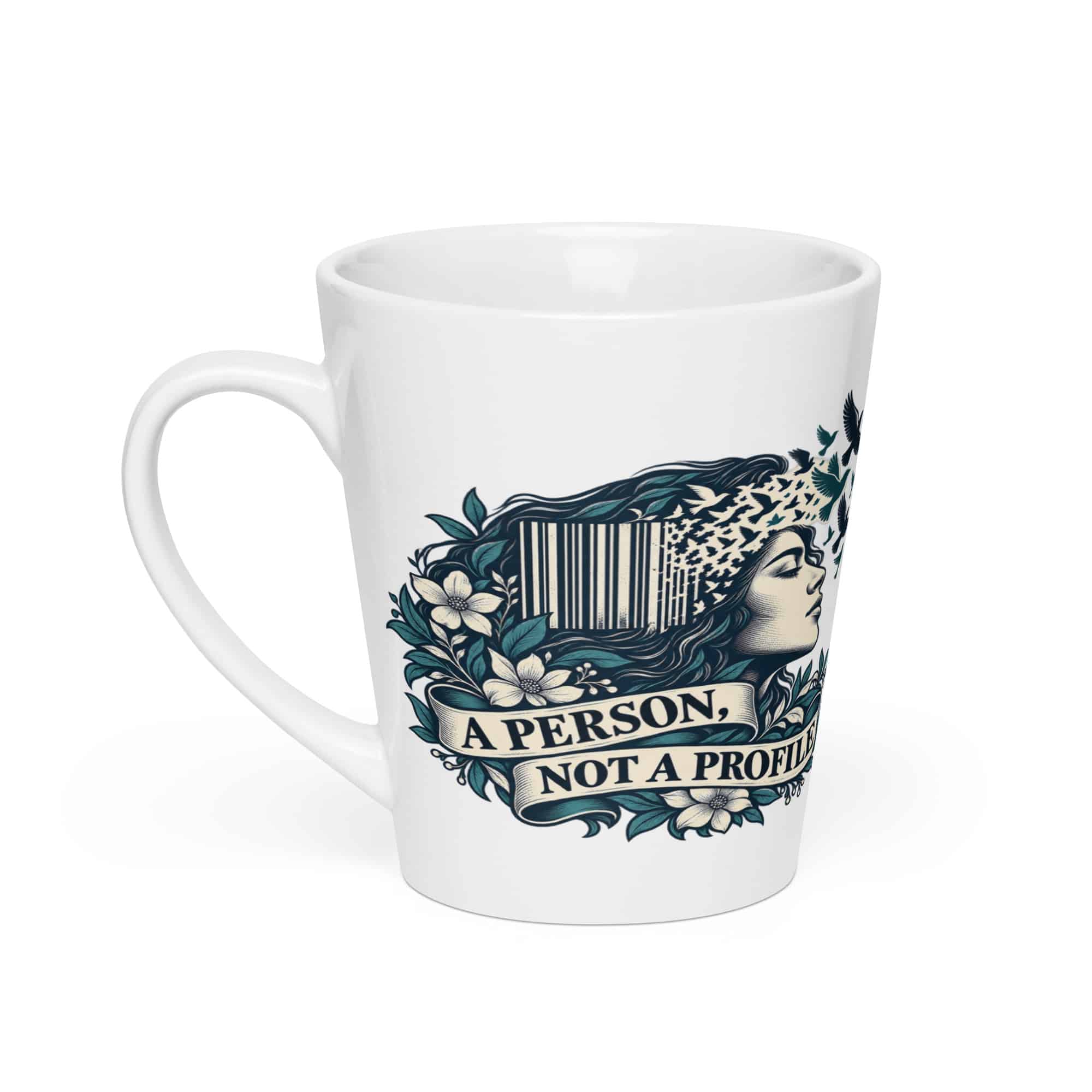 Latte Mug: A person, not a profile
