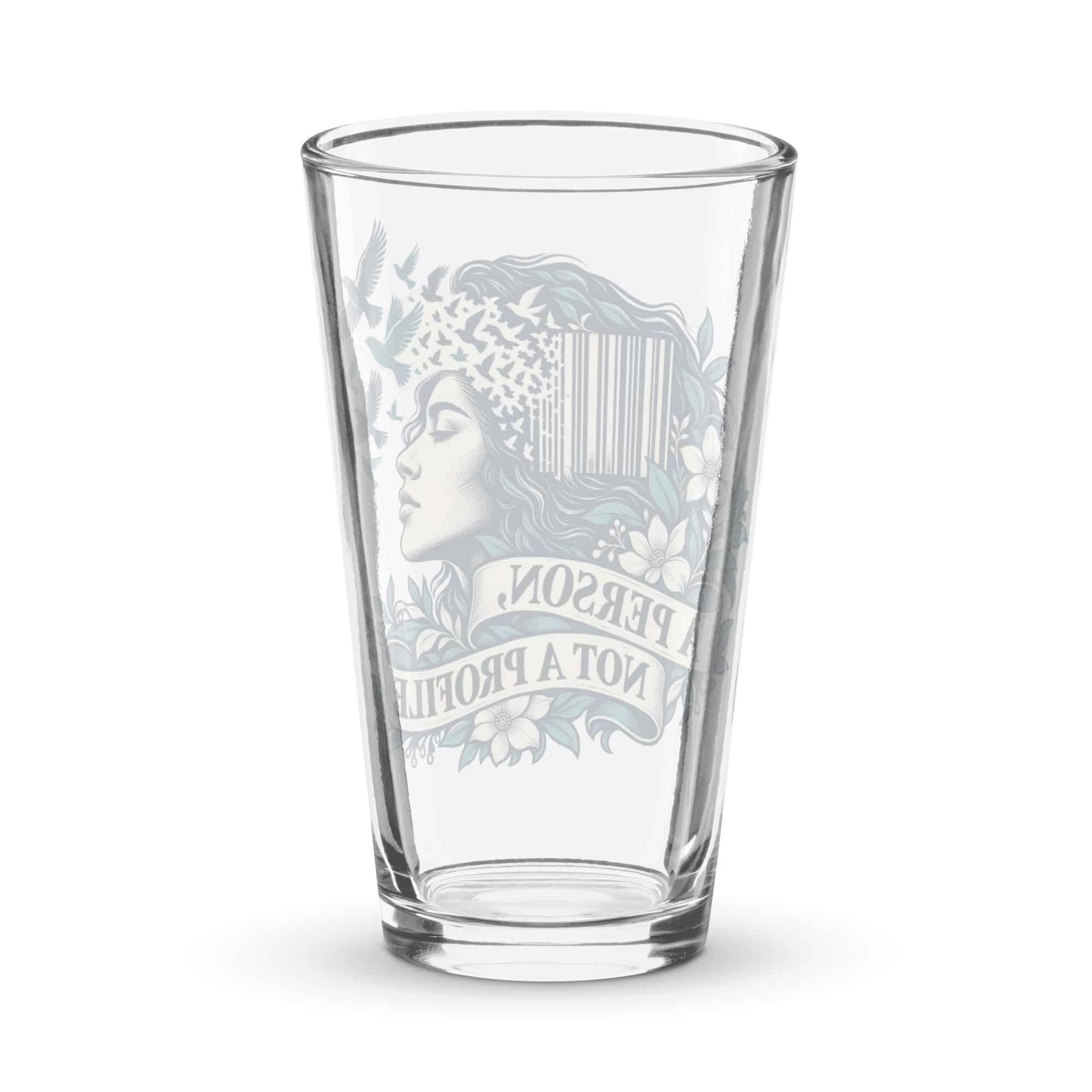 Pint Glass: A person, not a profile
