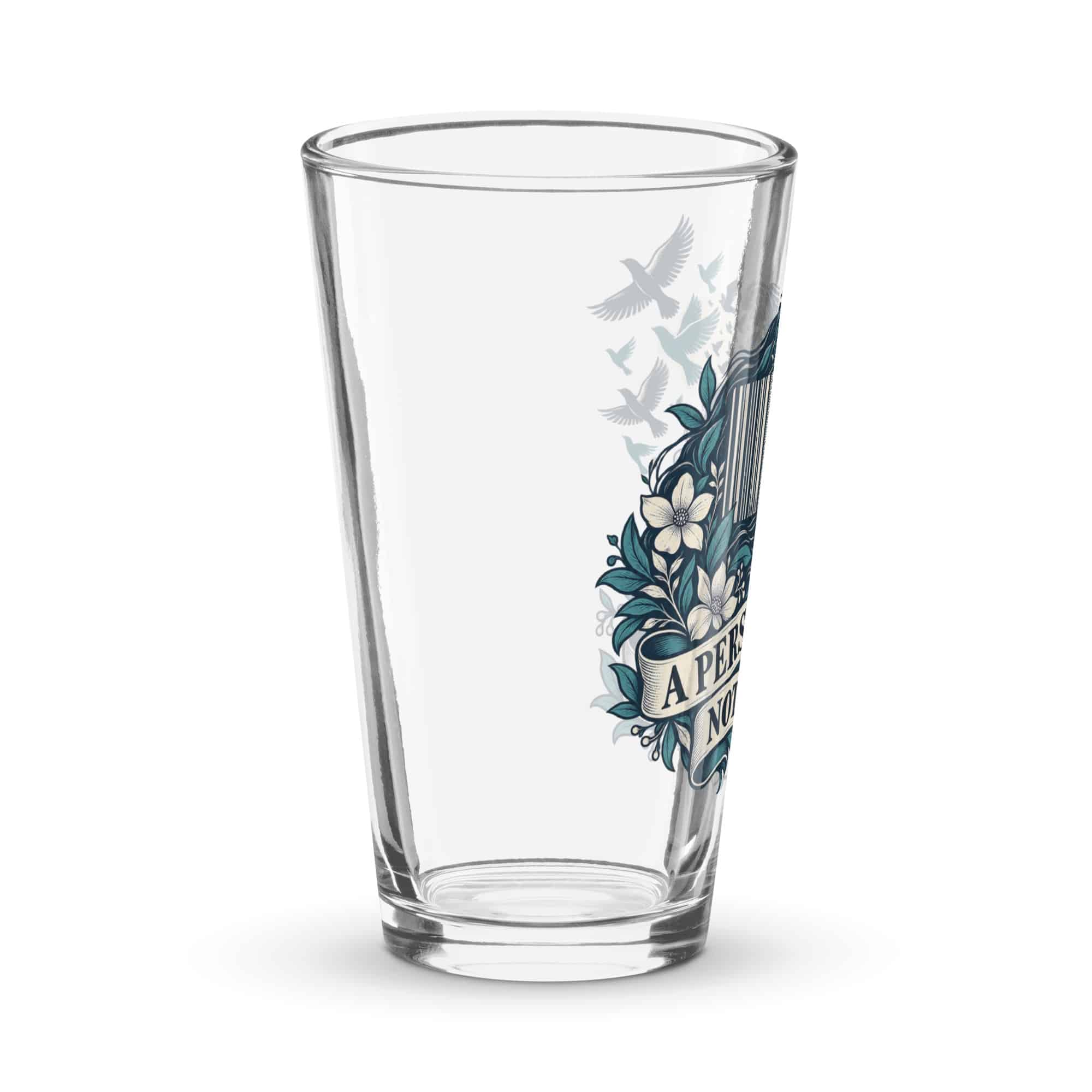 Pint Glass: A person, not a profile