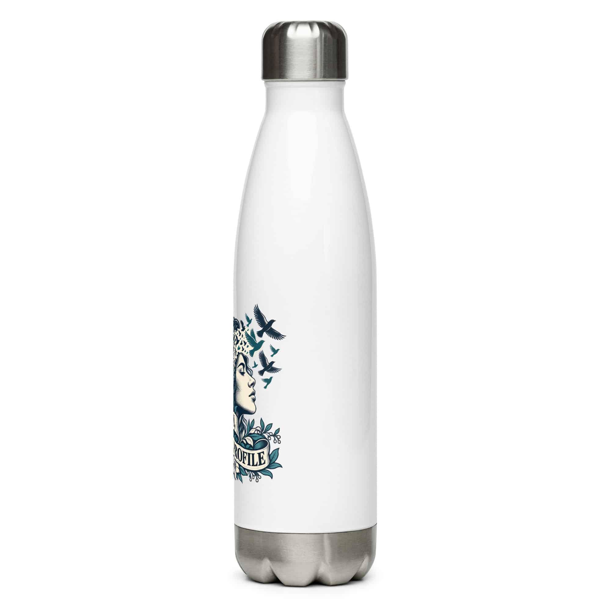 Stainless Steel Water Bottle: A person, not a profile