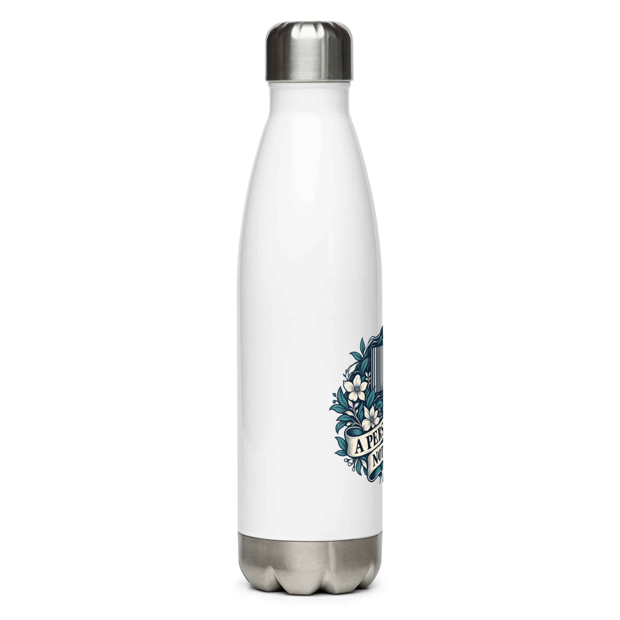 Stainless Steel Water Bottle: A person, not a profile