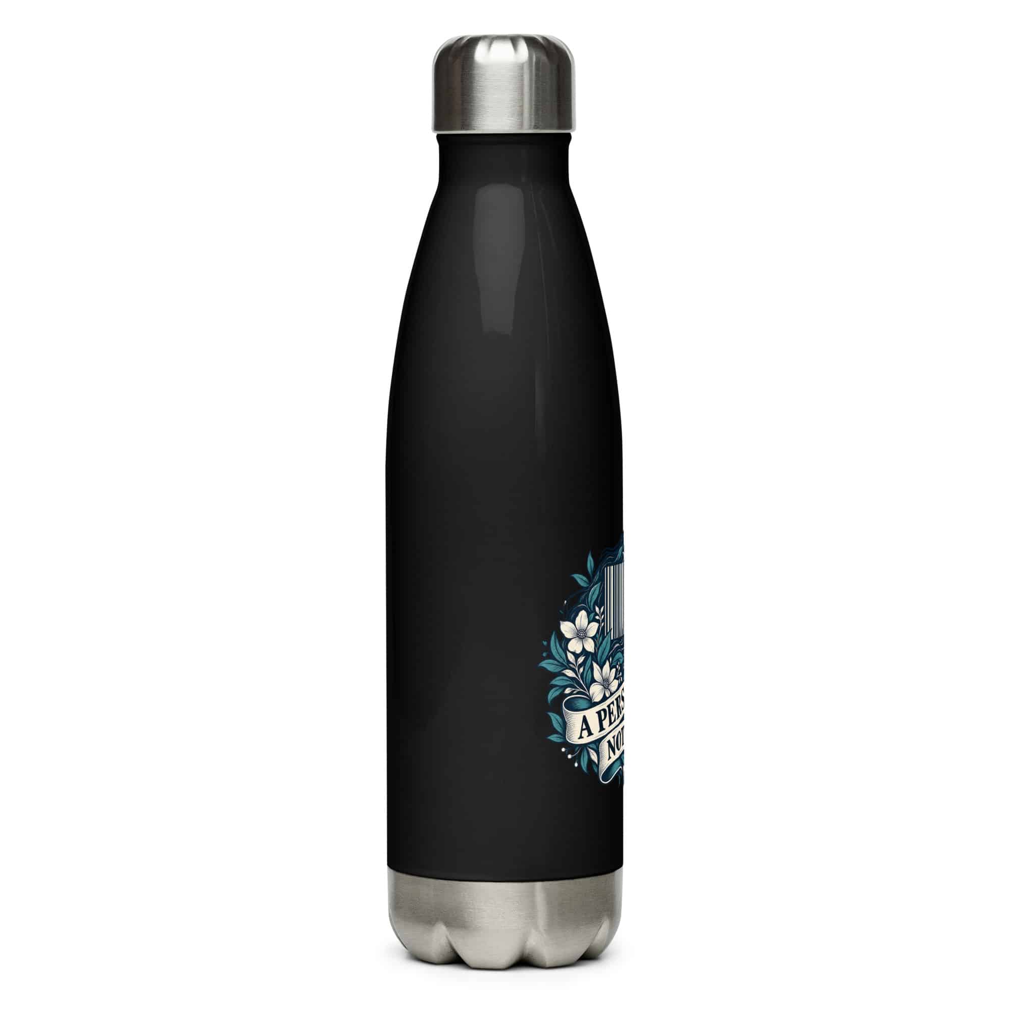 Stainless Steel Water Bottle: A person, not a profile
