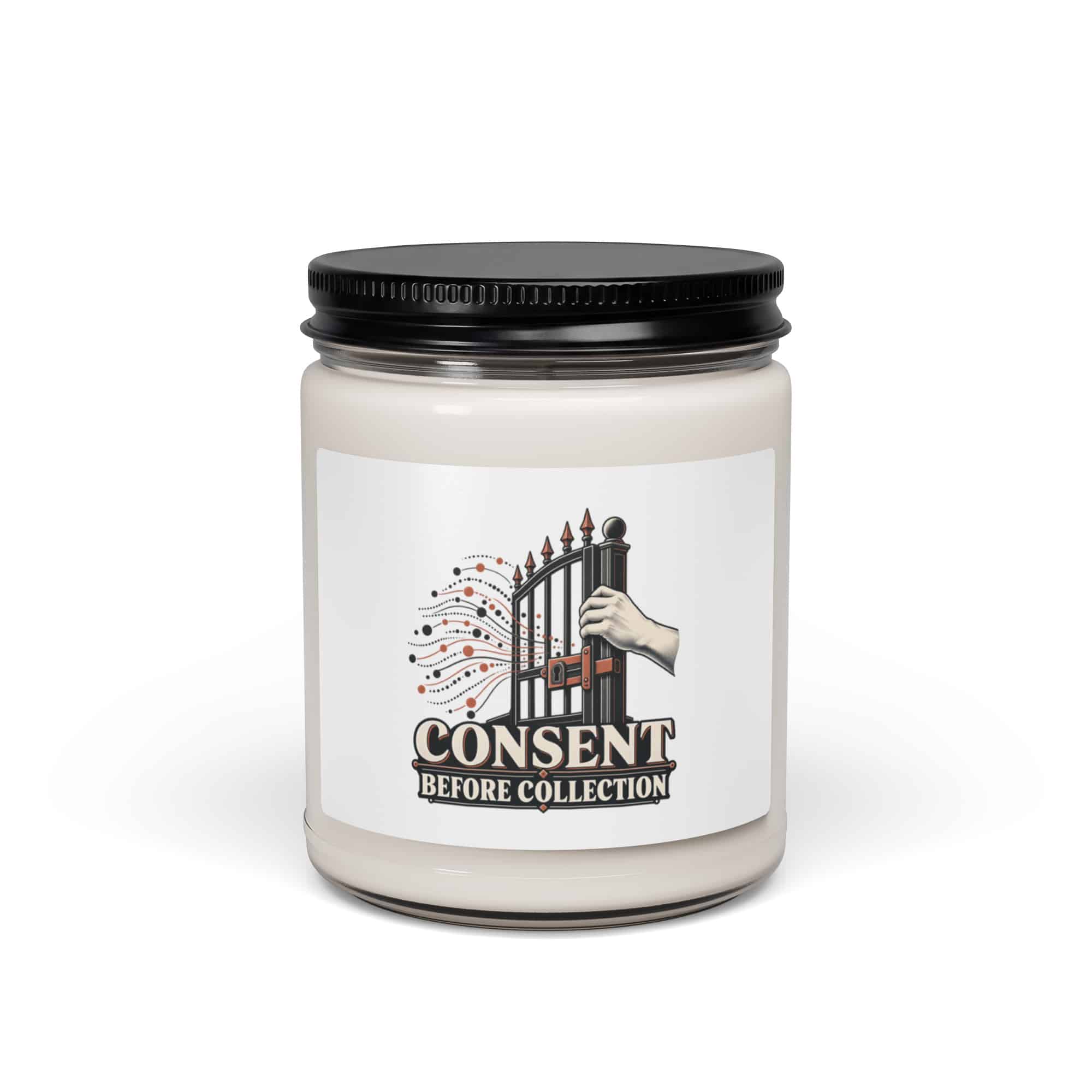 Soy Wax Candle: Consent before collection