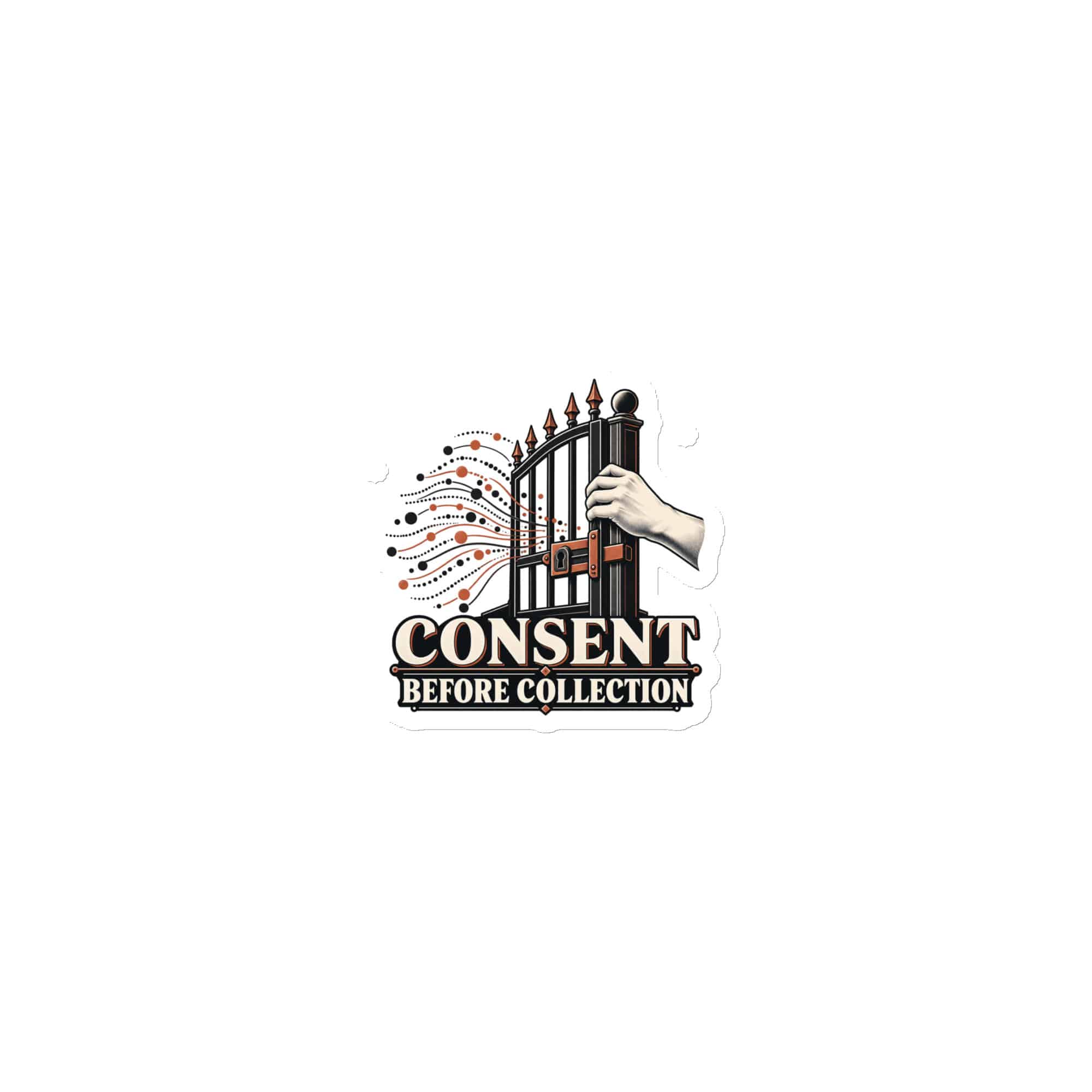 Die-Cut Magnet: Consent before collection