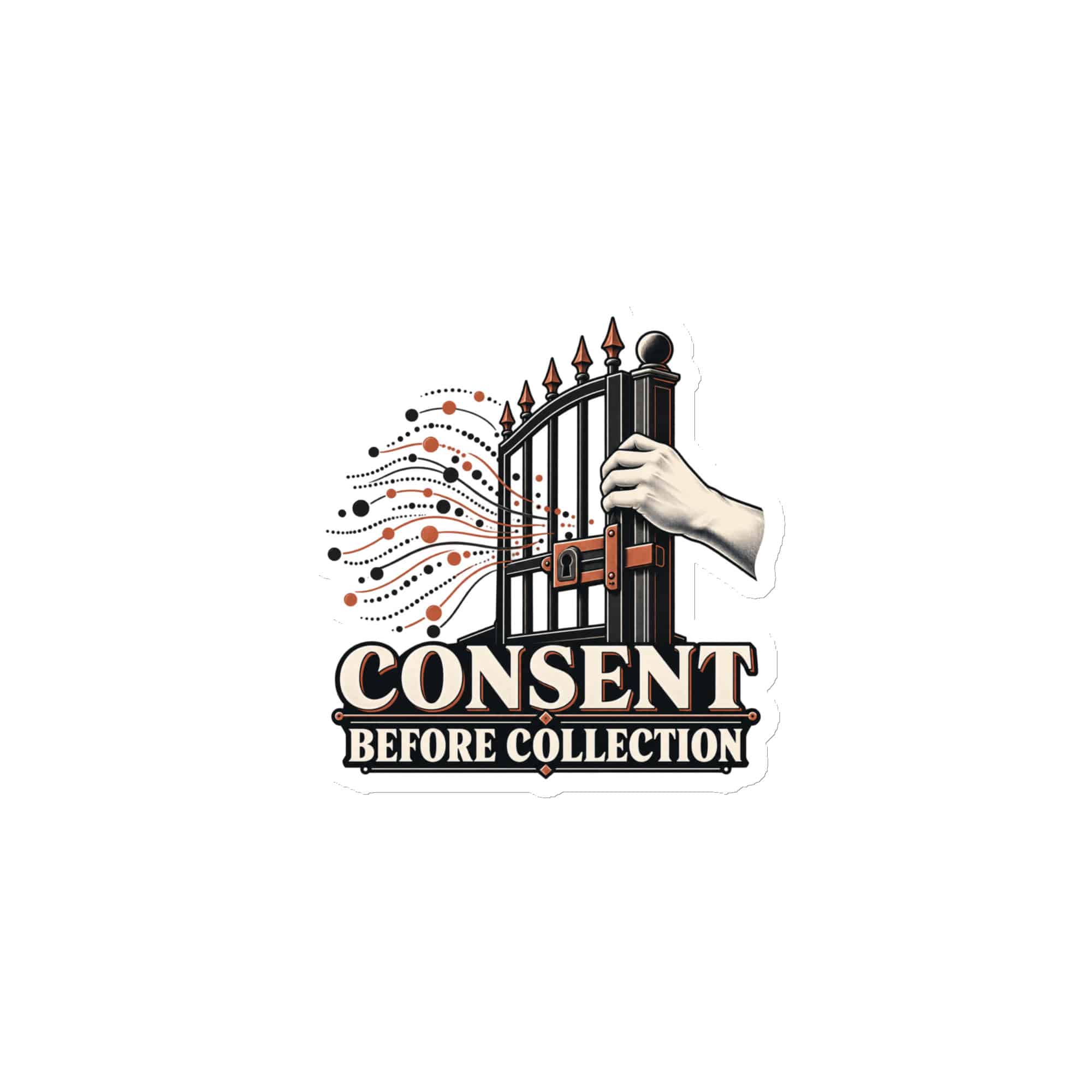 Die-Cut Magnet: Consent before collection