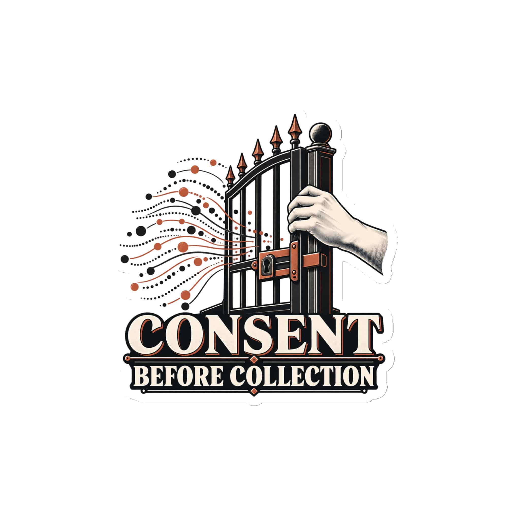Die-Cut Magnet: Consent before collection