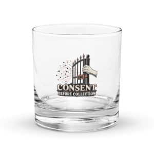 Rocks Glass: Consent before collection - 10.5 oz - Main