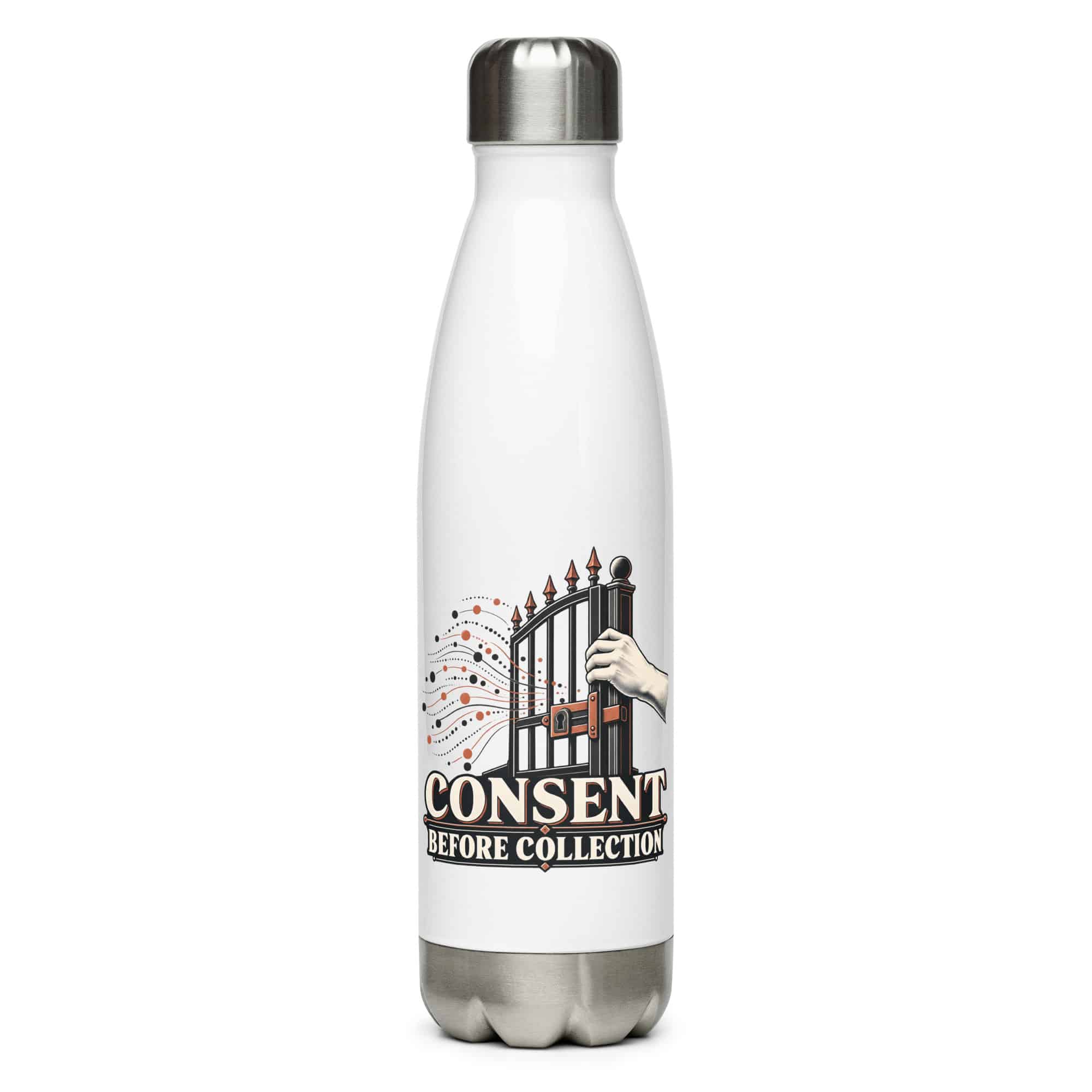 Stainless Steel Water Bottle: Consent before collection