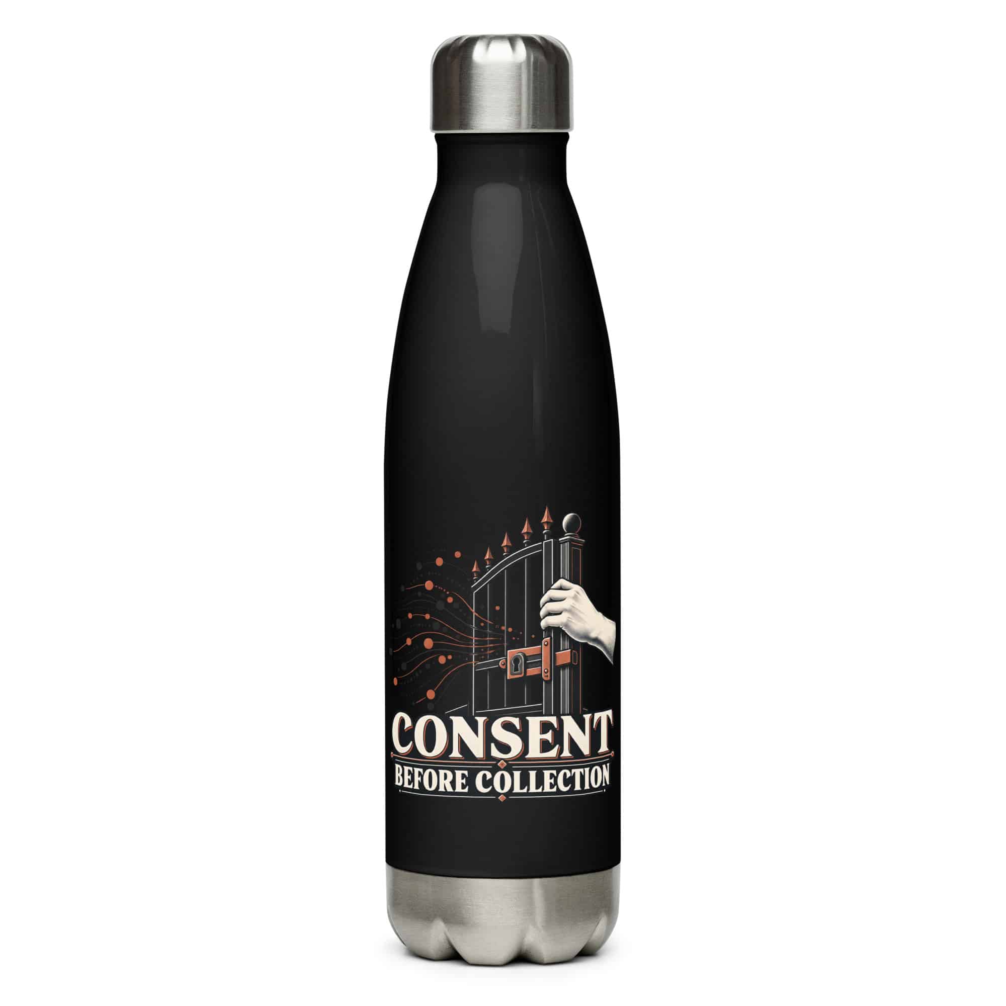 Stainless Steel Water Bottle: Consent before collection