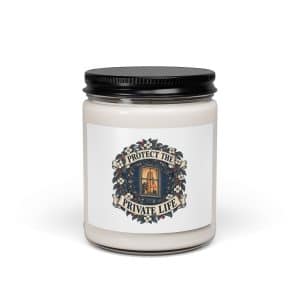 Soy Wax Candle: Protect the private life - 9oz - Main