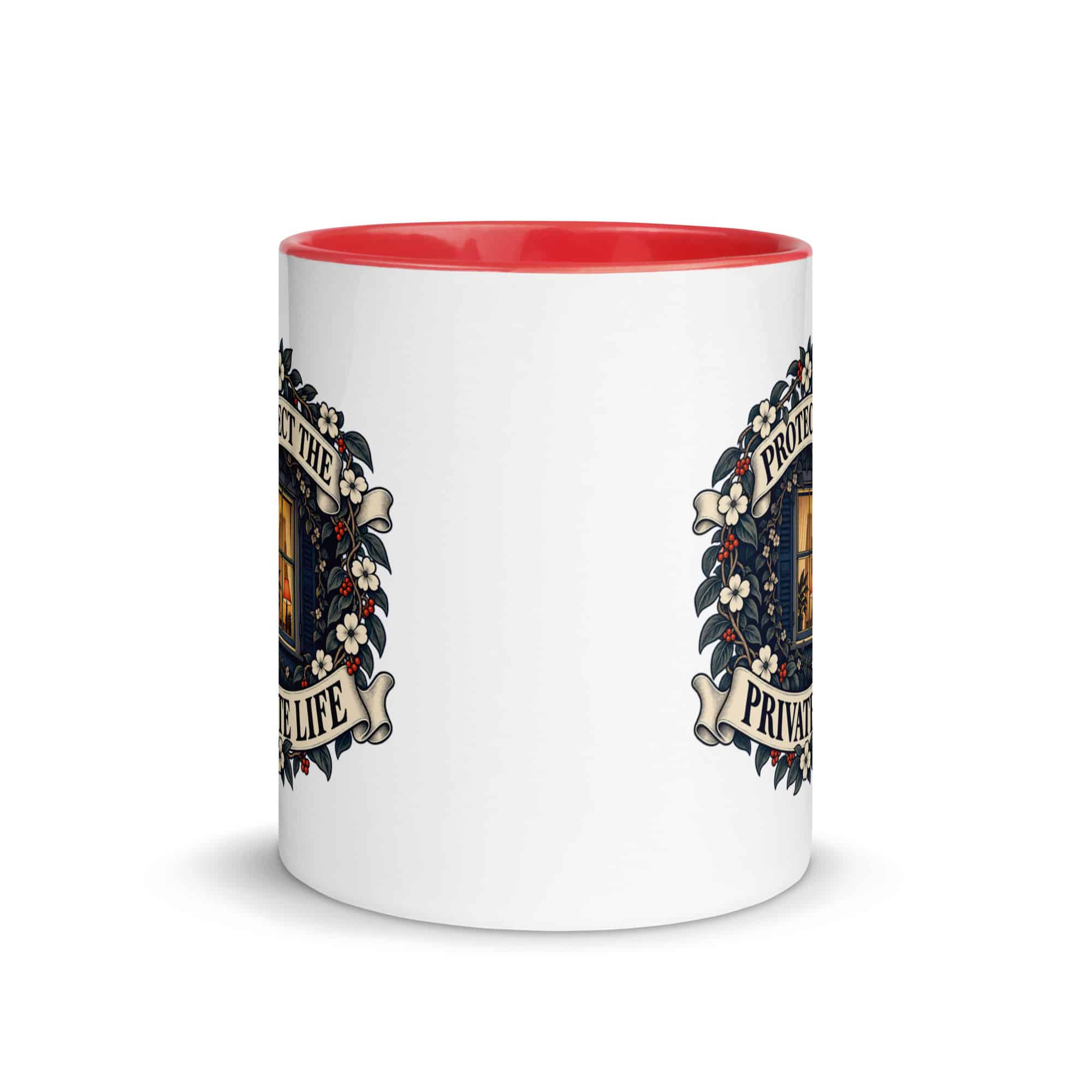 Color Inside Coffee Mug: Protect the private life